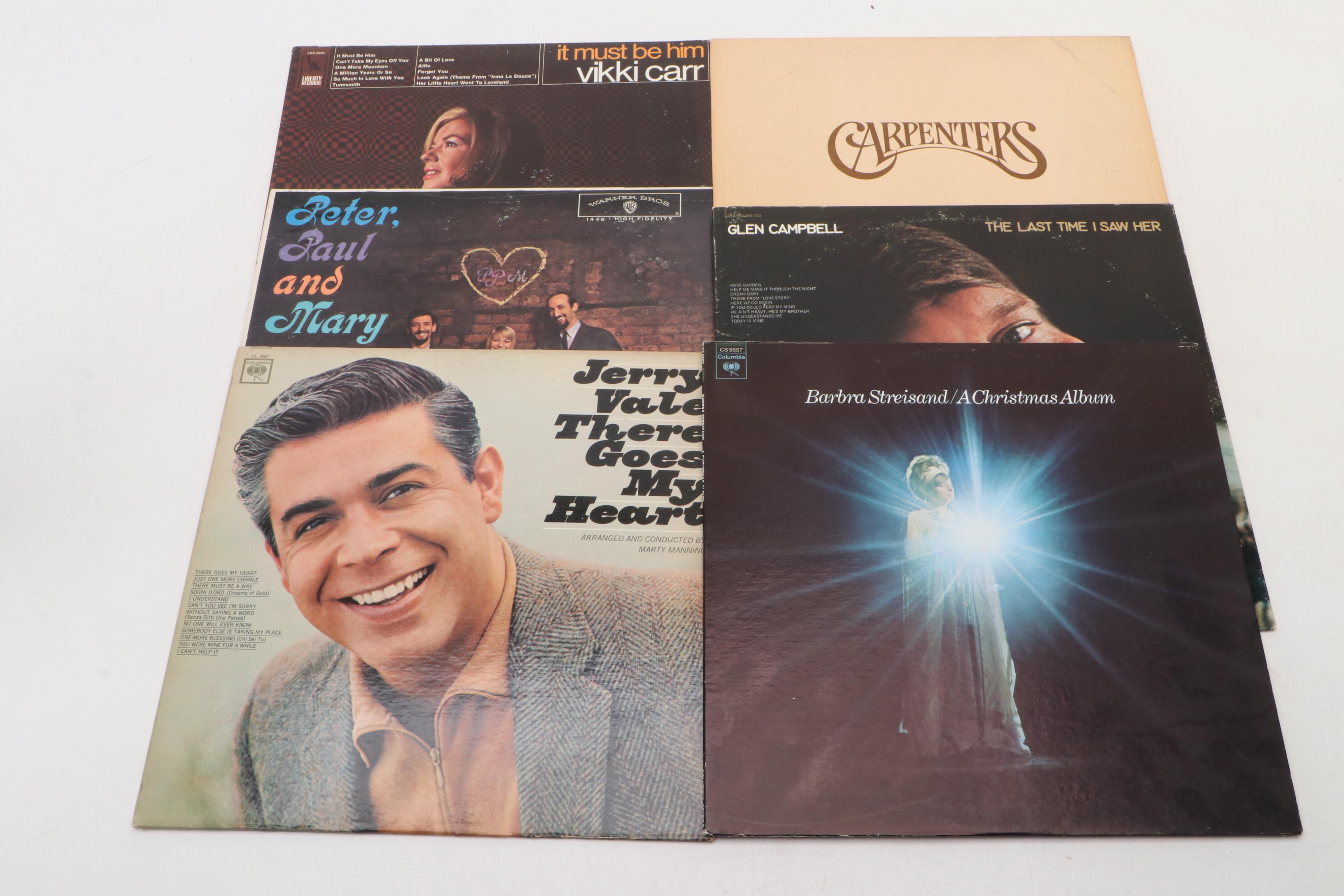 Michael Jackson, Barbra Streisand, Andy Williams and More Vinyl Record Albums
