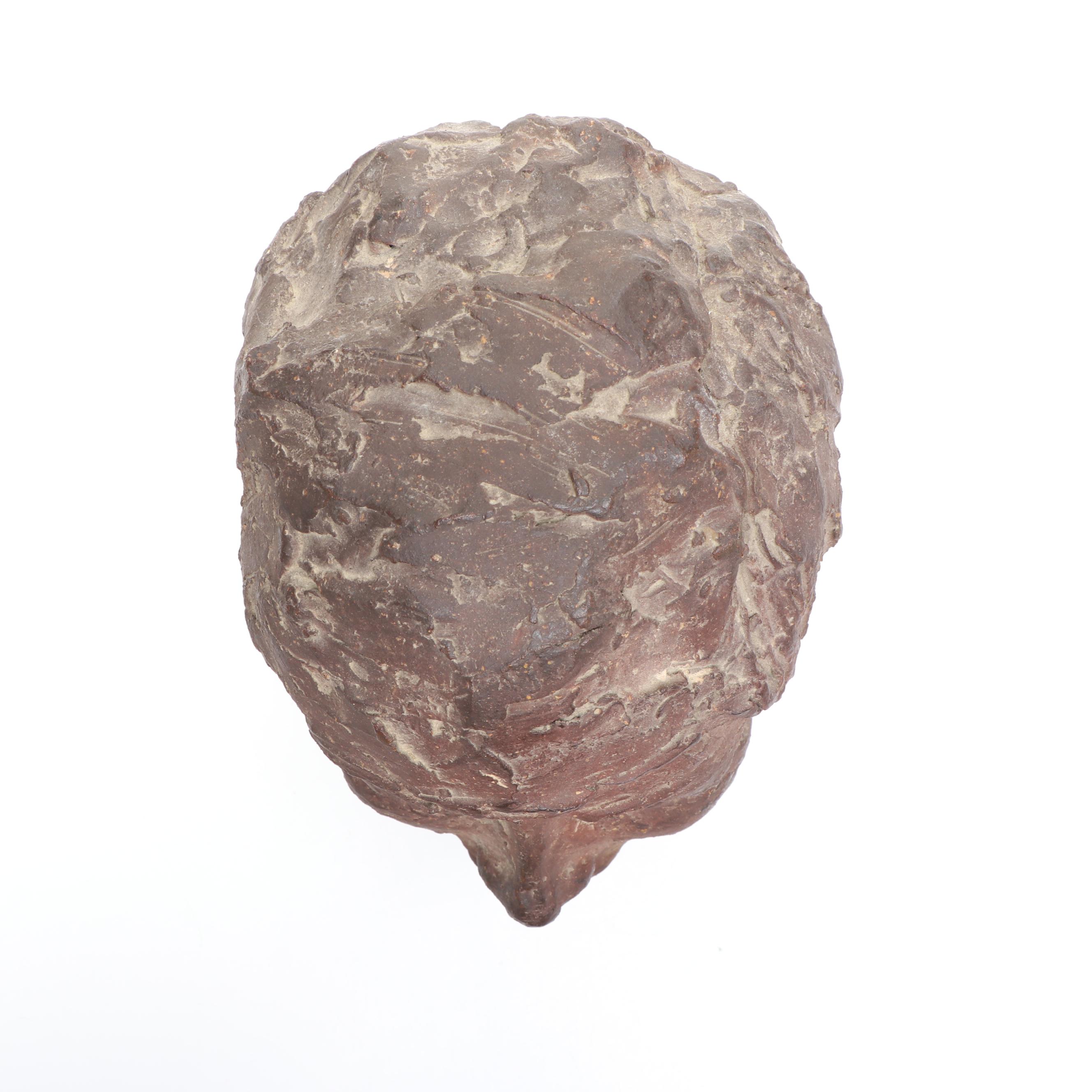 Handmade Clay Bust of Woman