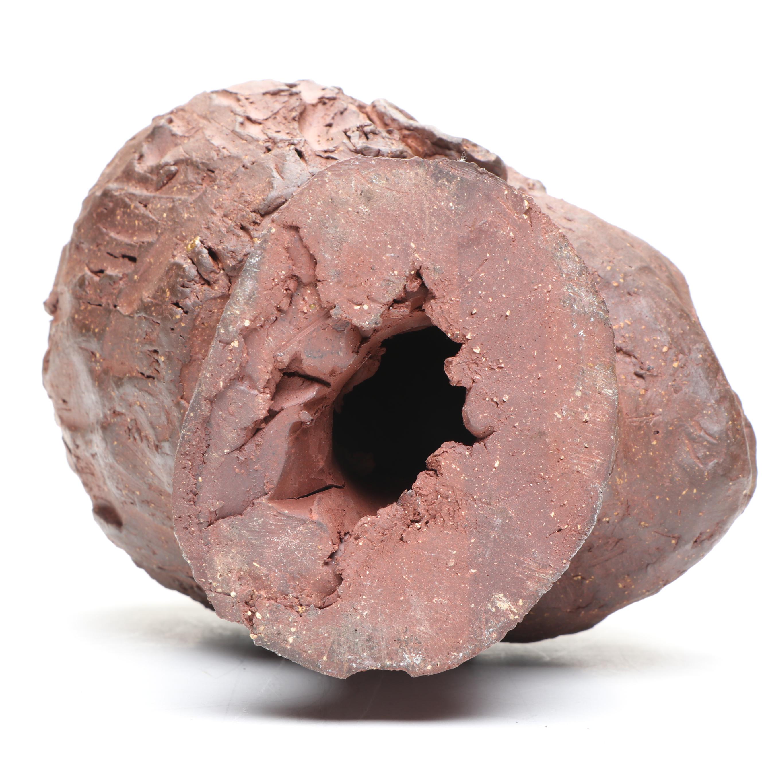 Handmade Clay Bust of Woman