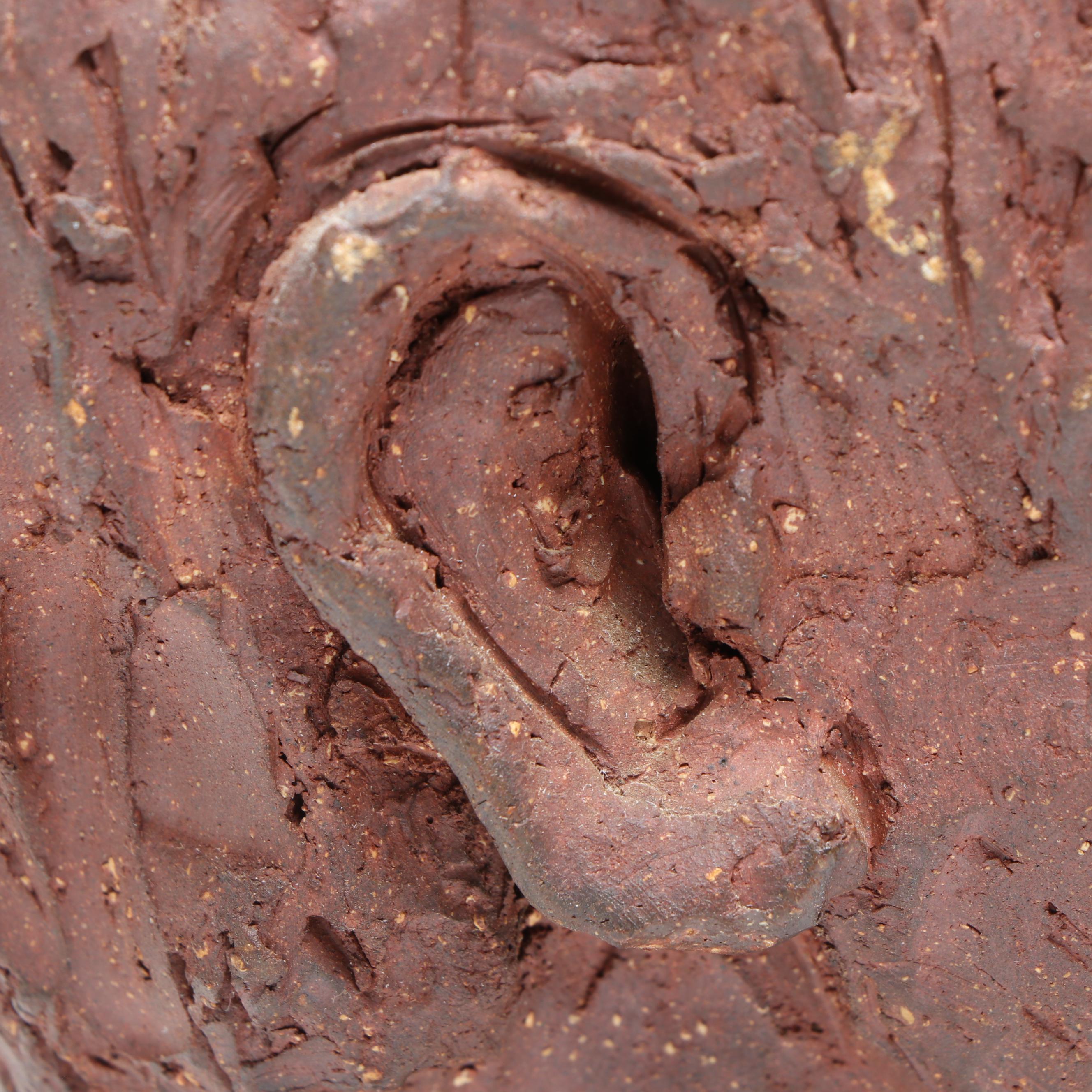 Handmade Clay Bust of Woman