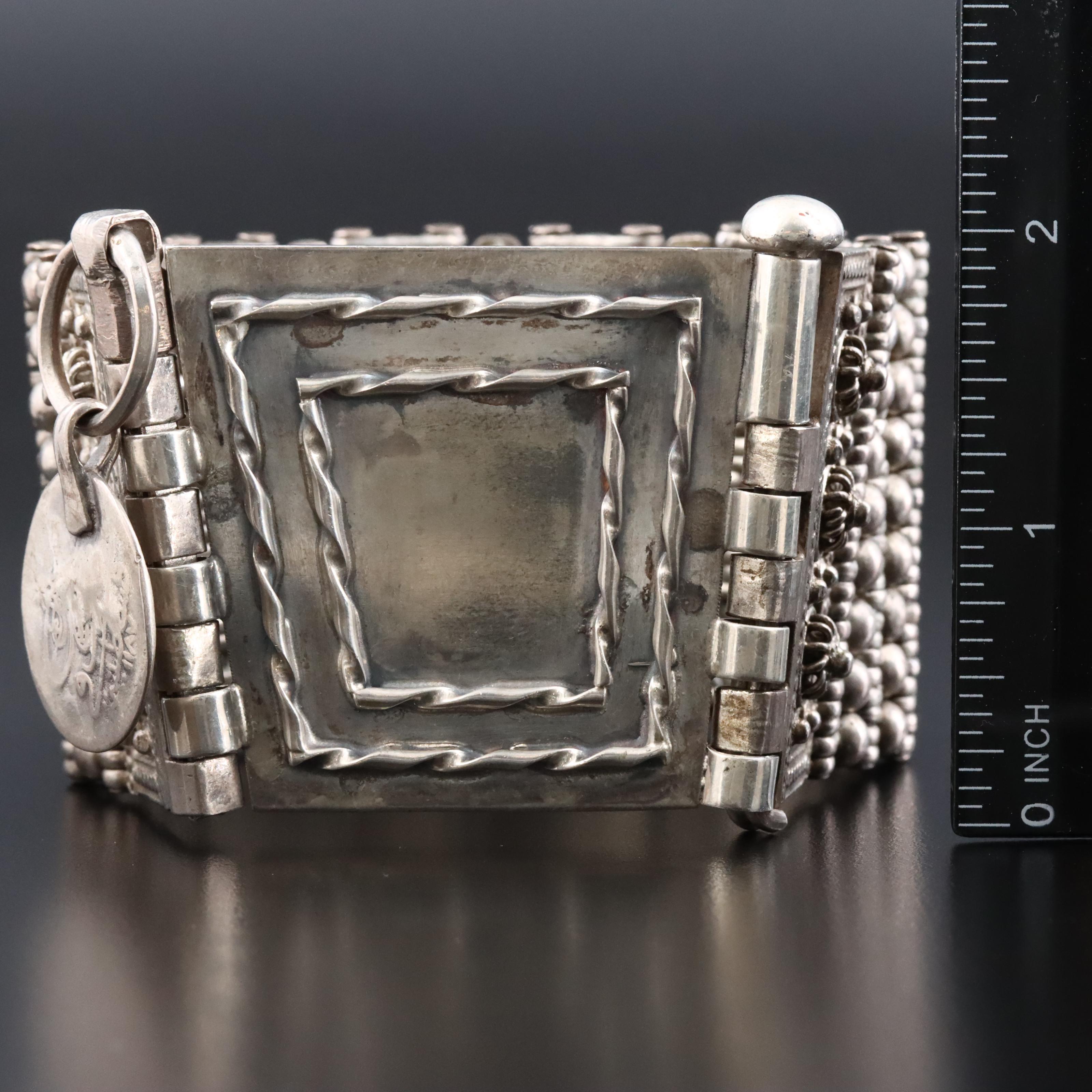 Middle Eastern Anklet with Sterling Accent