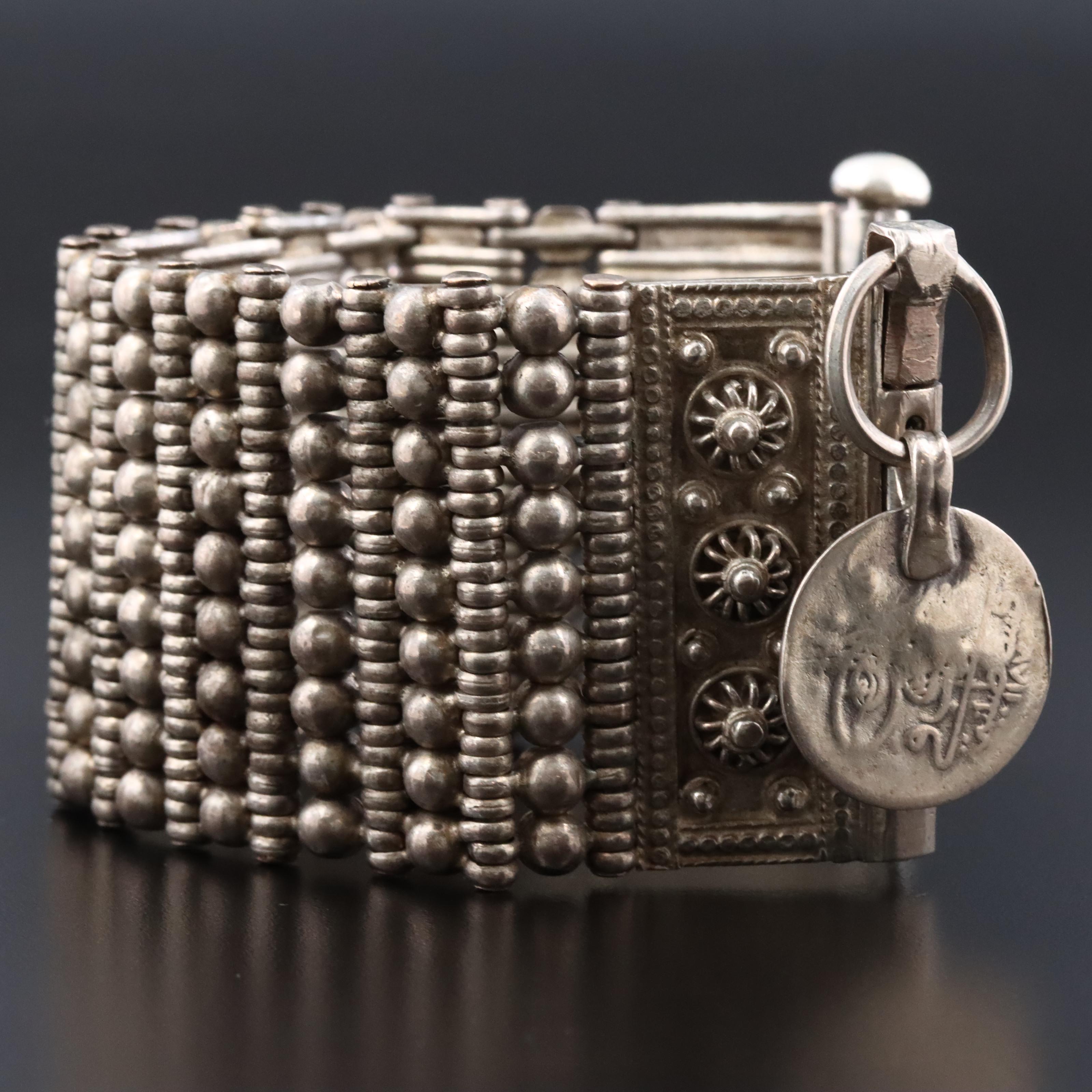 Middle Eastern Anklet with Sterling Accent