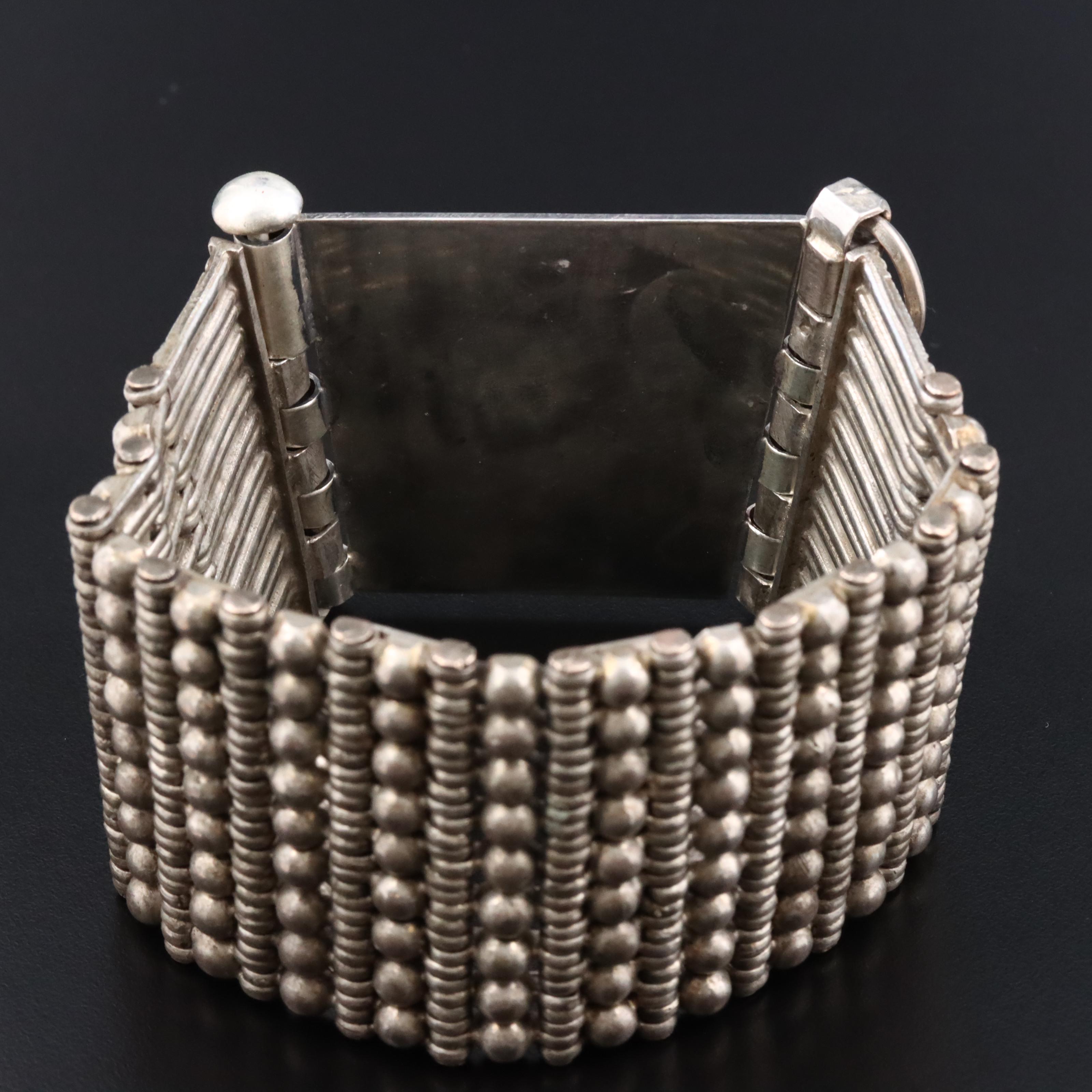 Middle Eastern Anklet with Sterling Accent