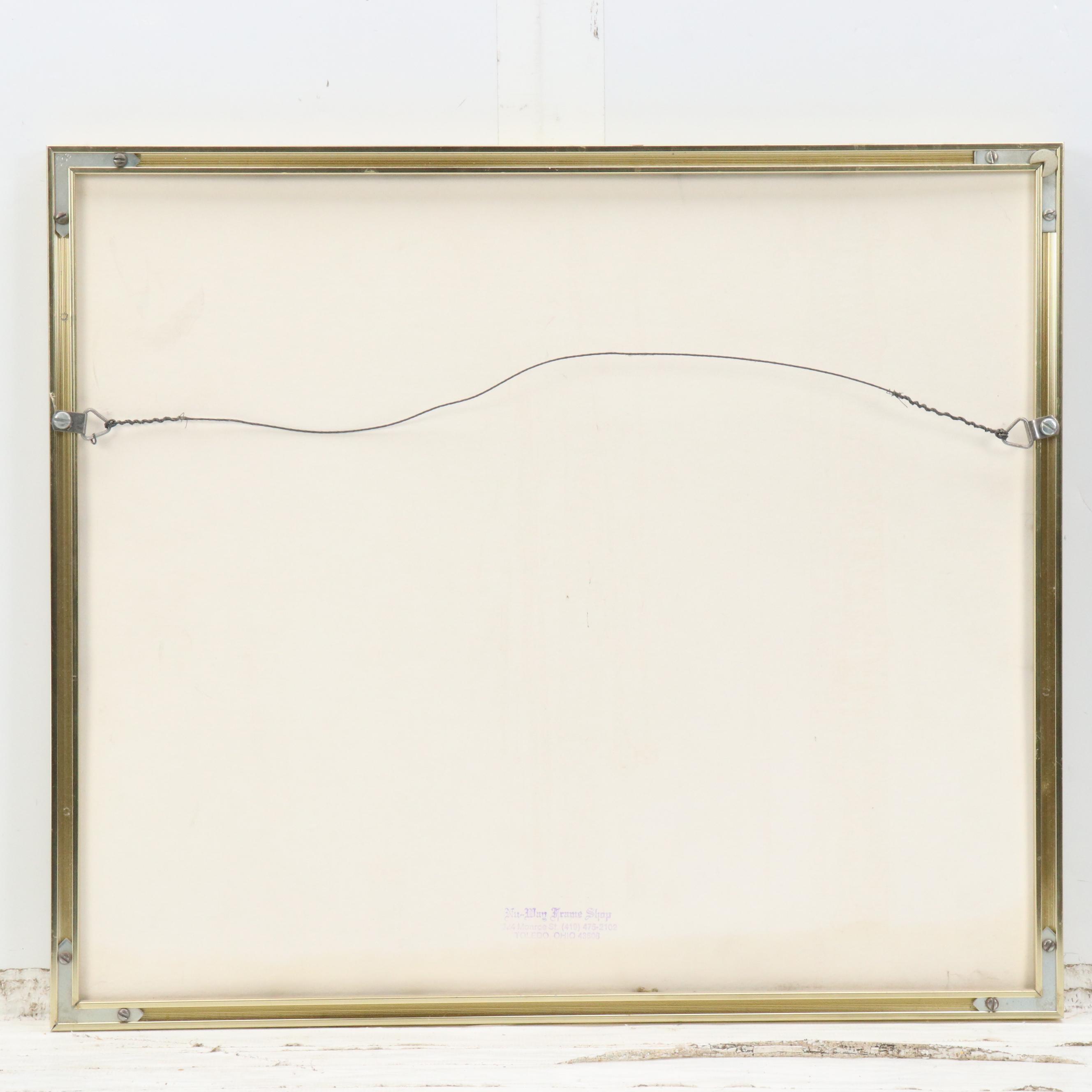 Hand-Colored Engraved Map "County Map of Georgia and Alabama," c. 1860