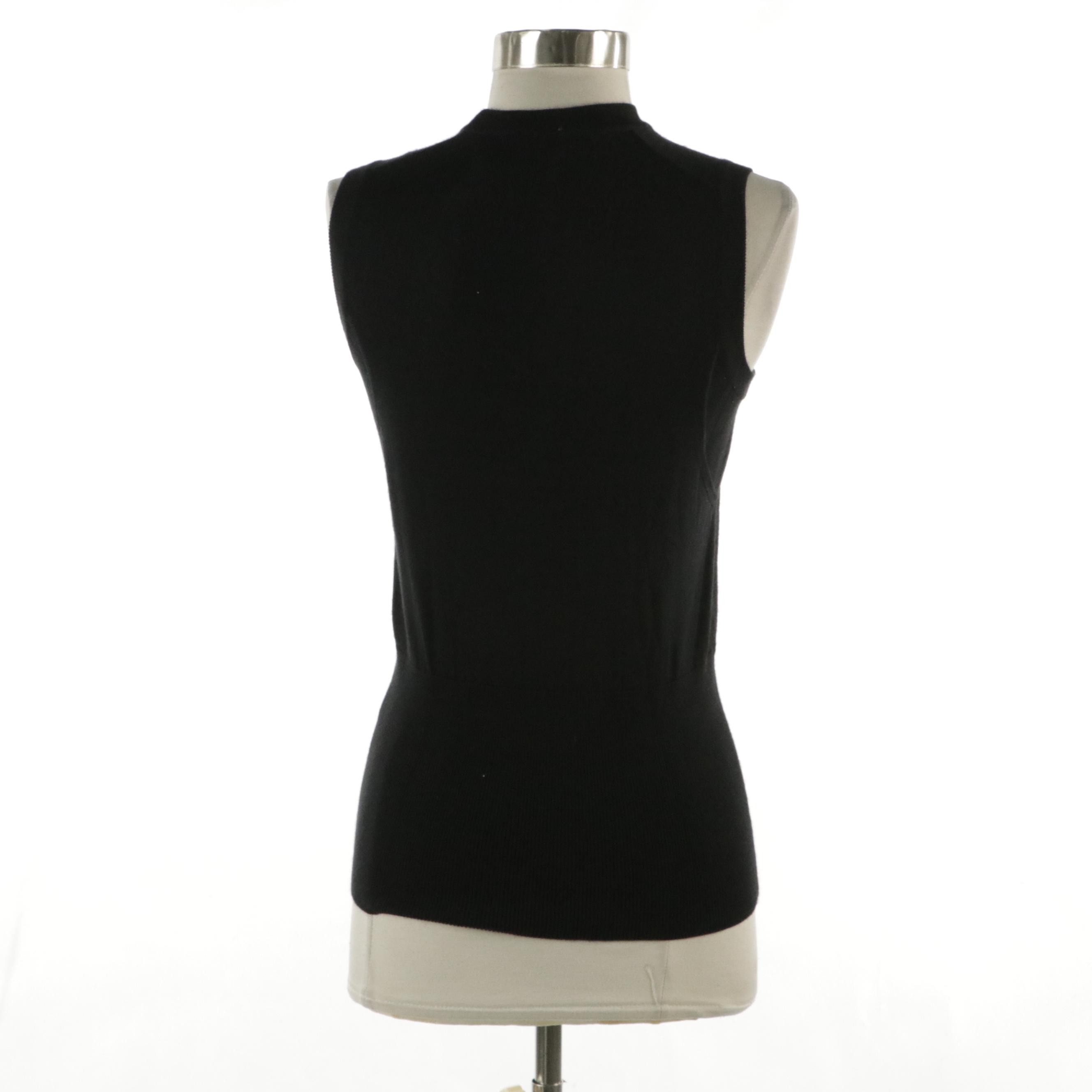 Dolce & Gabbana Cashmere and Silk Knit Sleeveless Sweater with Tags from Saks