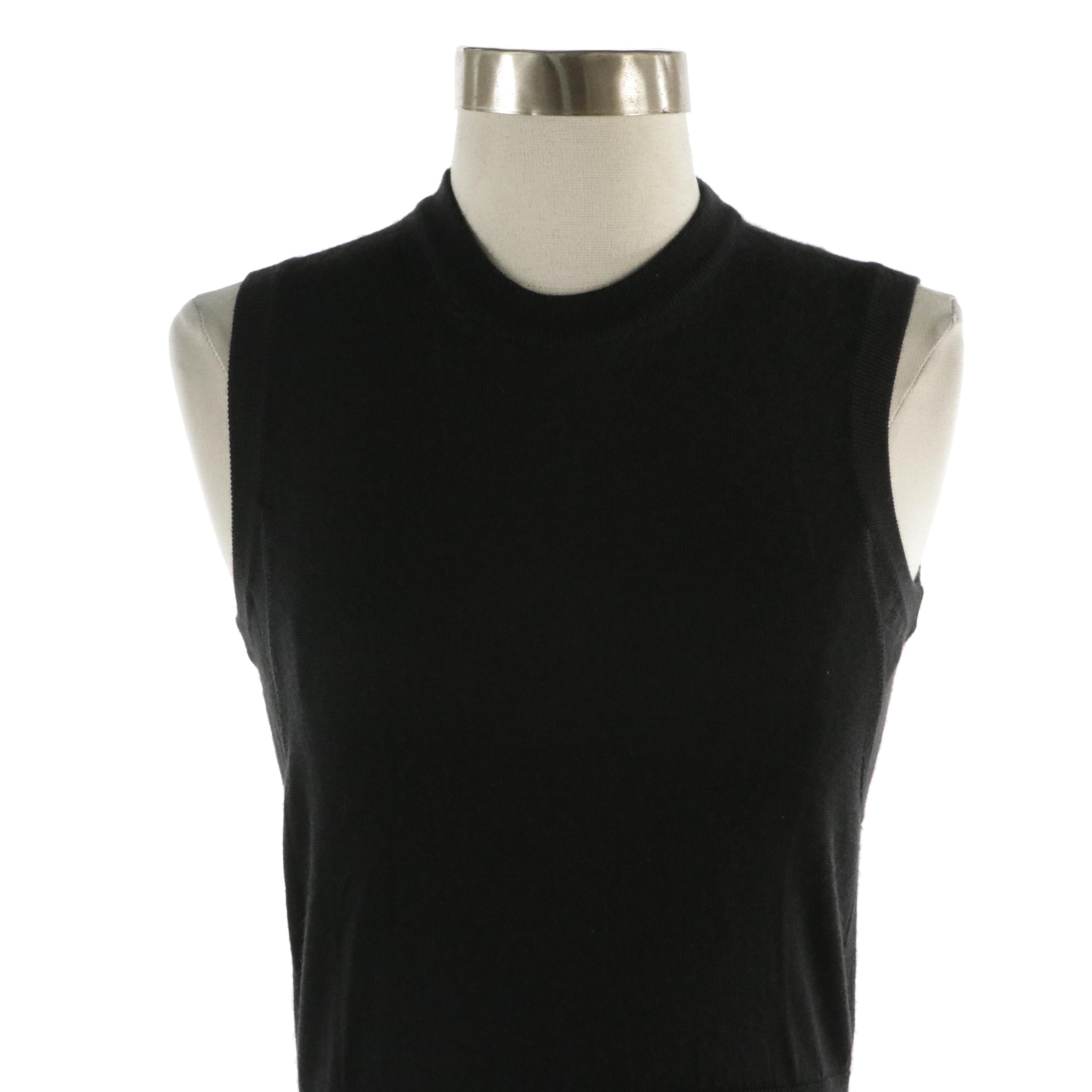 Dolce & Gabbana Cashmere and Silk Knit Sleeveless Sweater with Tags from Saks