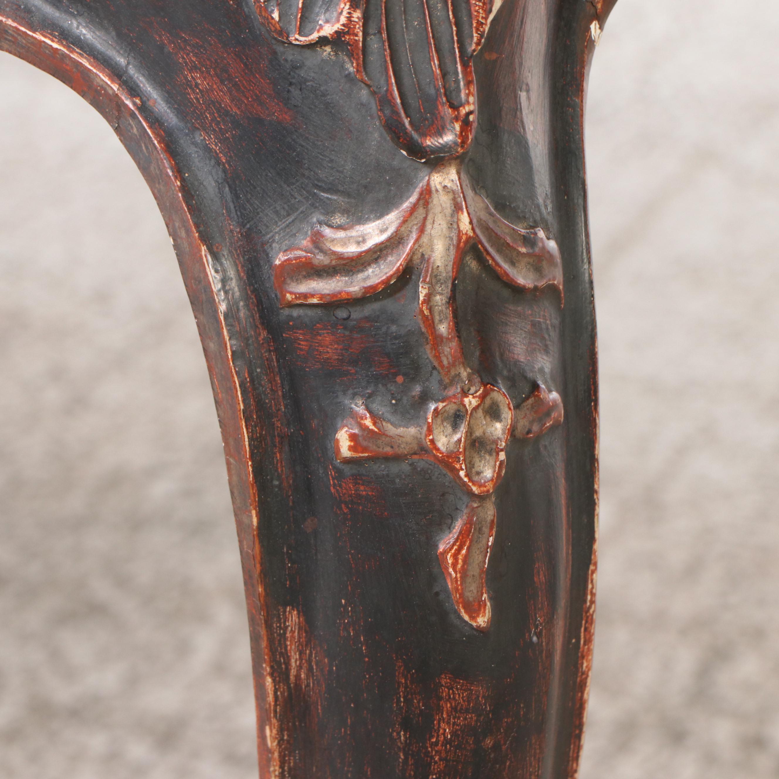 Baroque Style Painted Wooden Hall Table