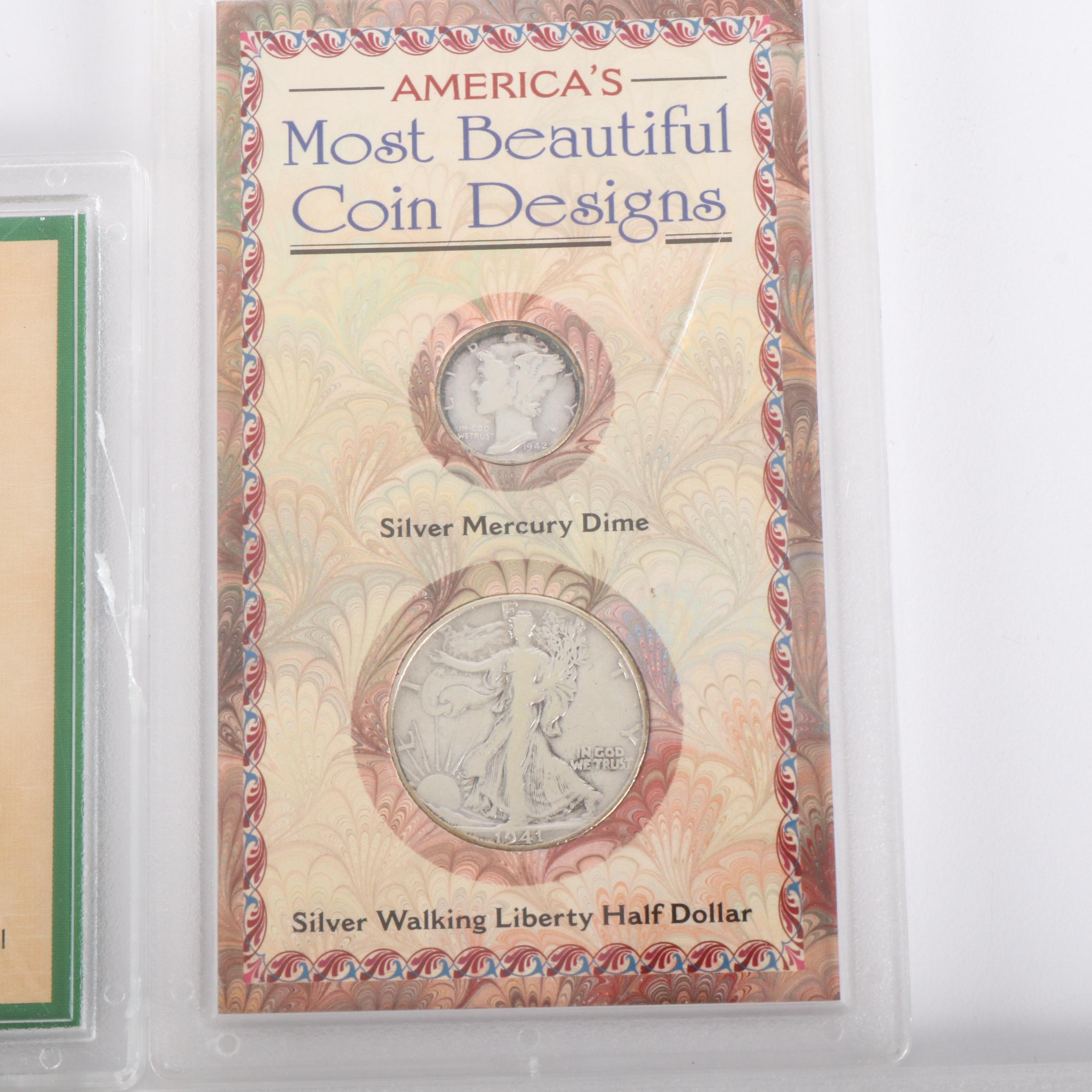 Nine Small Copper-Nickel and Silver Coin Sets