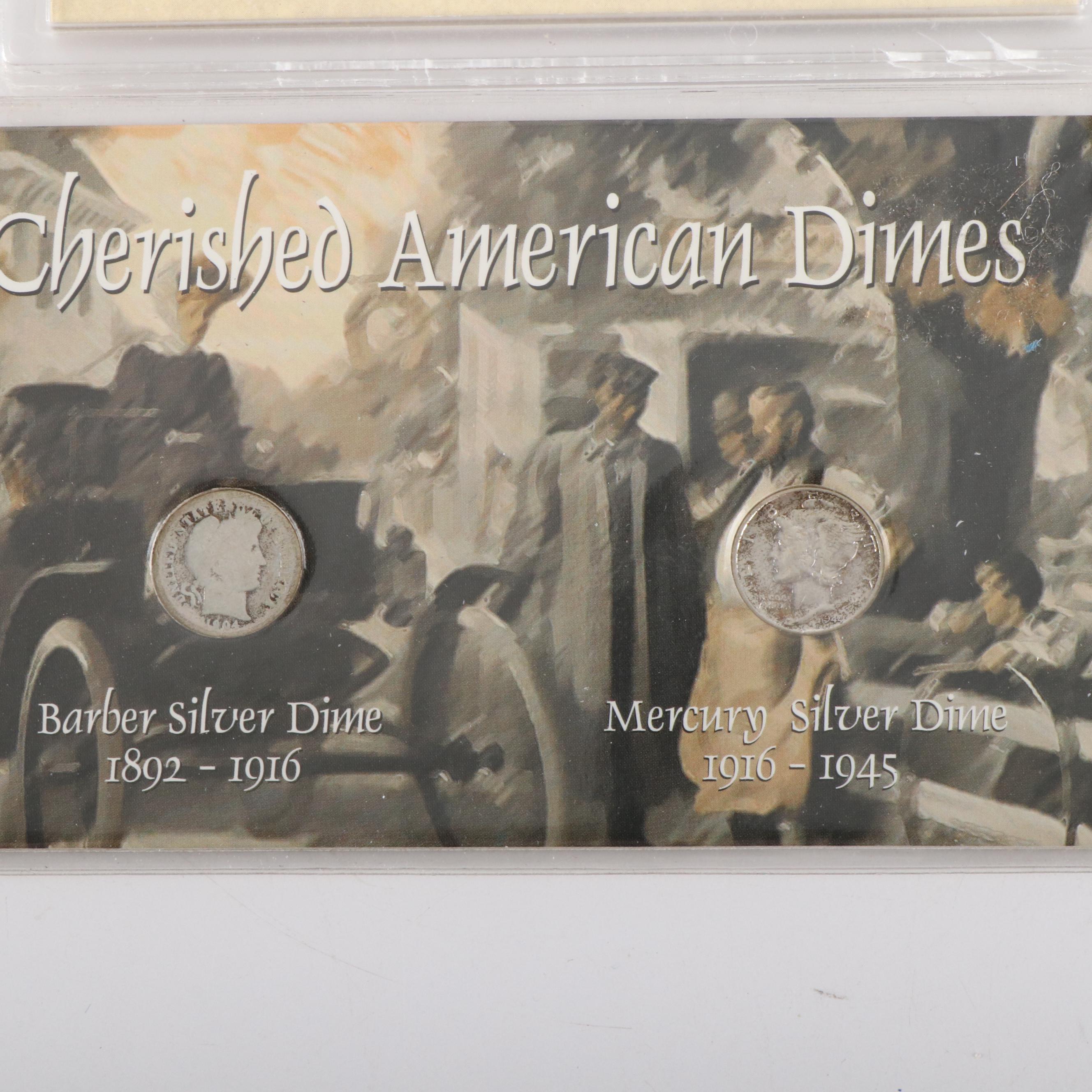 Nine Small Copper-Nickel and Silver Coin Sets