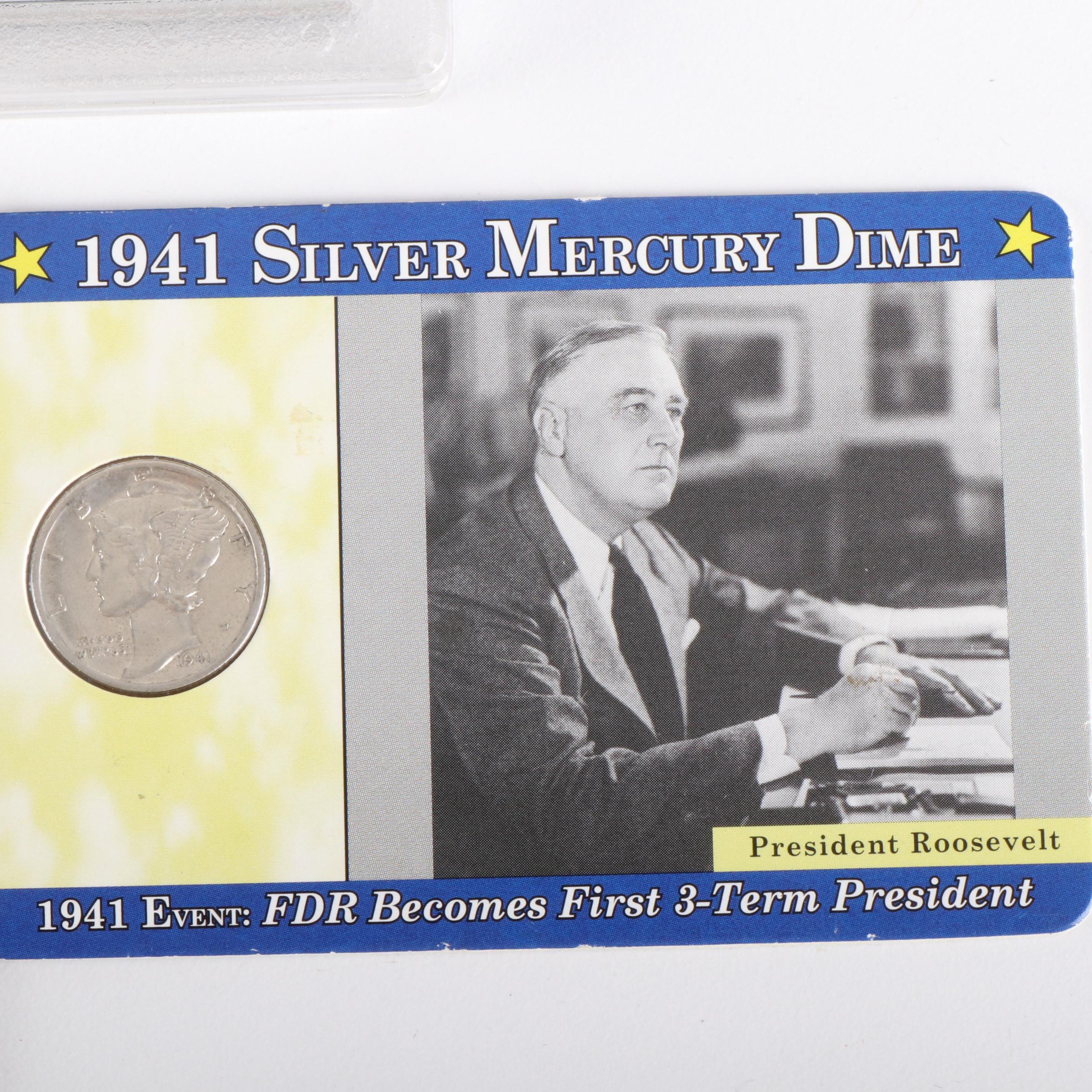 Nine Small Copper-Nickel and Silver Coin Sets