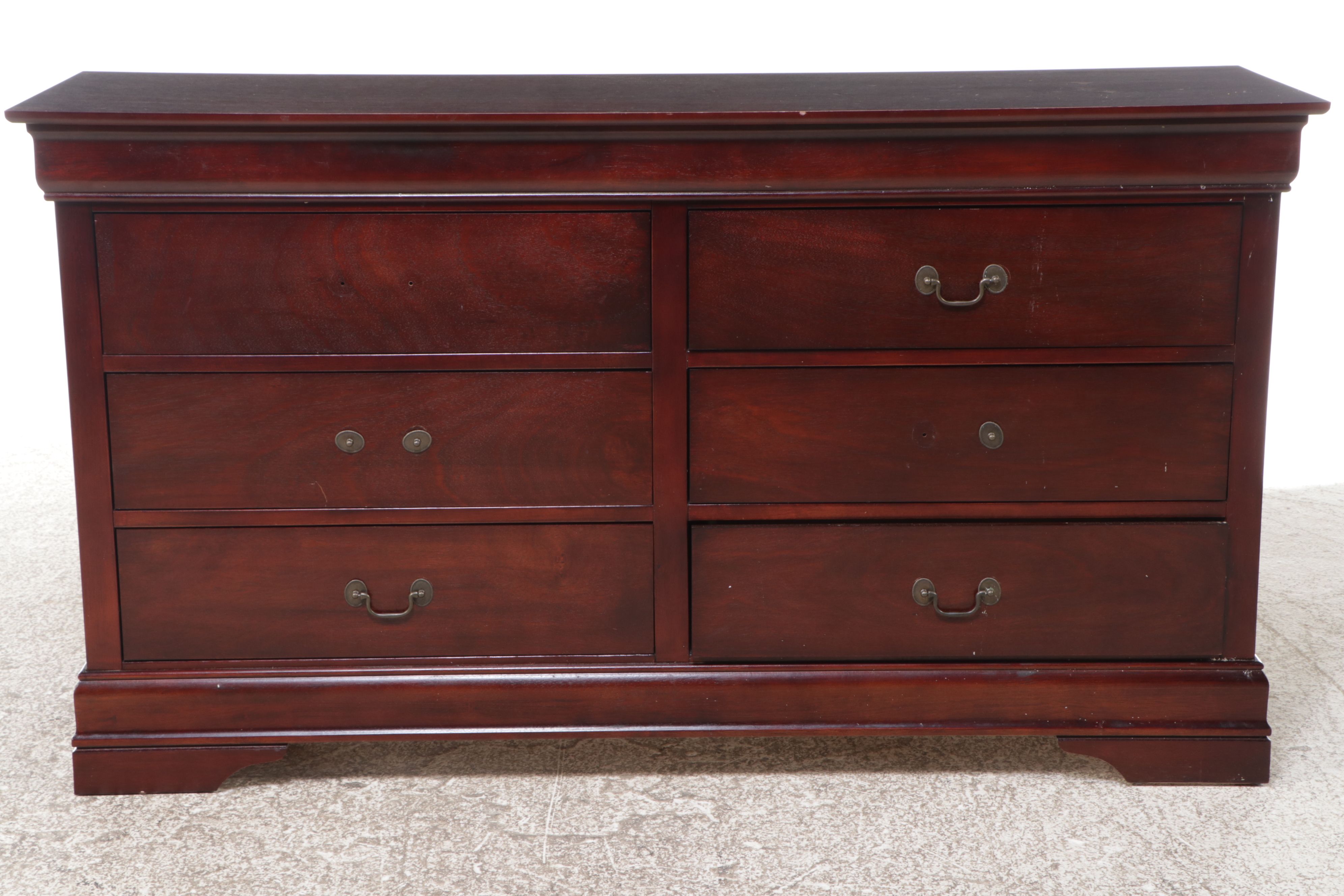Cox Furniture Louis Philippe Style Cherry Dresser