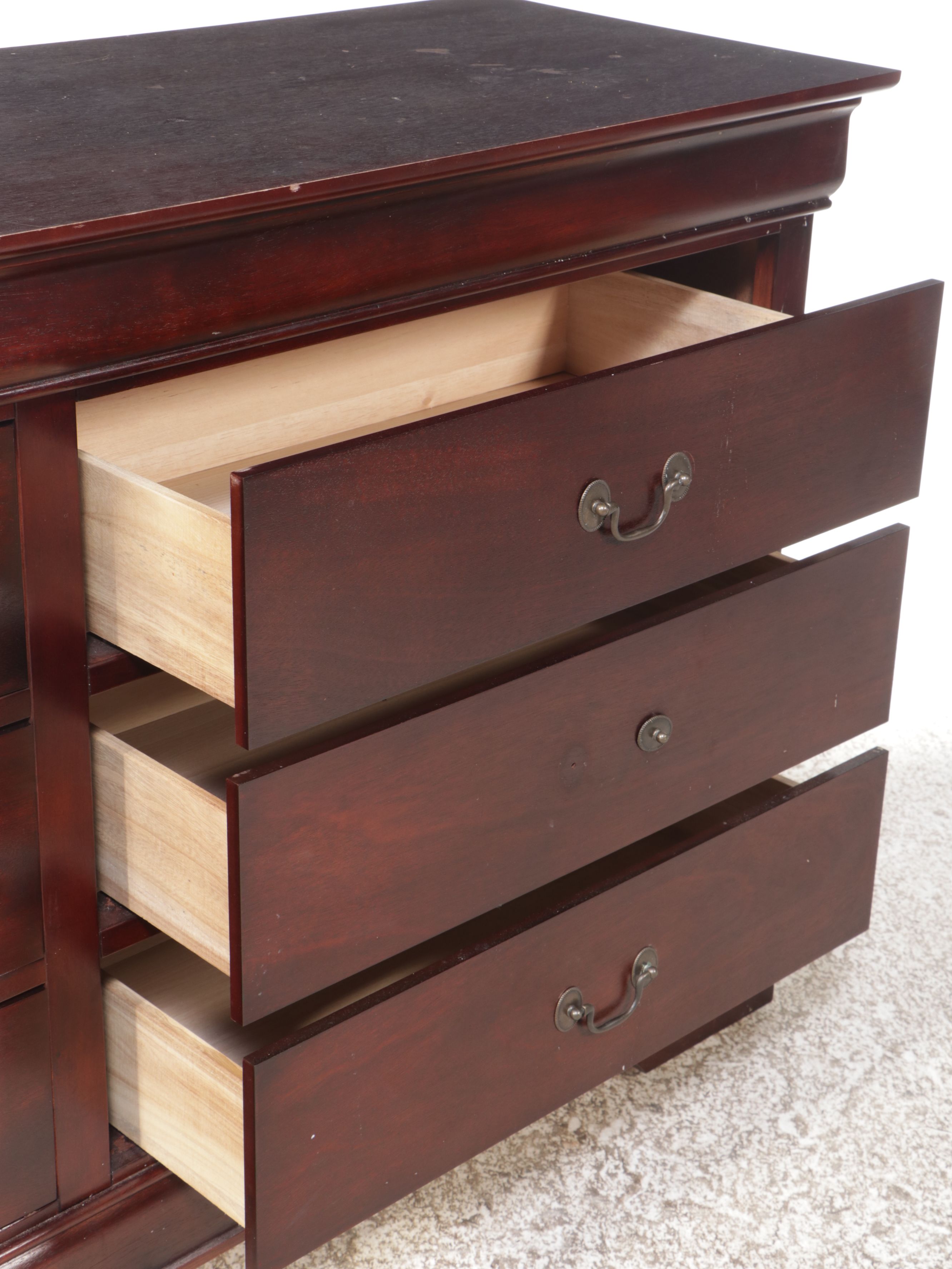 Cox Furniture Louis Philippe Style Cherry Dresser