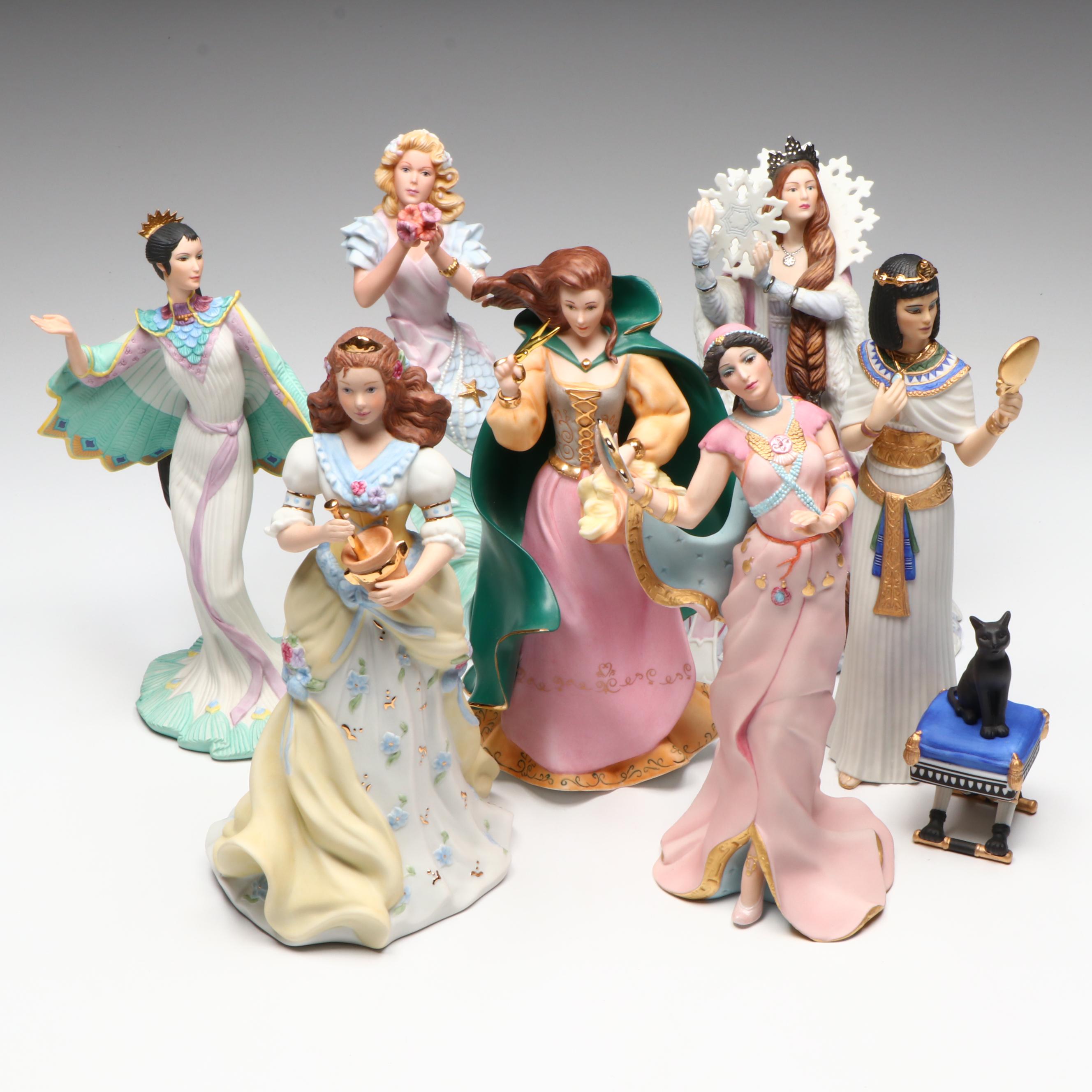 Lenox "The Legendary Princesses" Porcelain Figurines