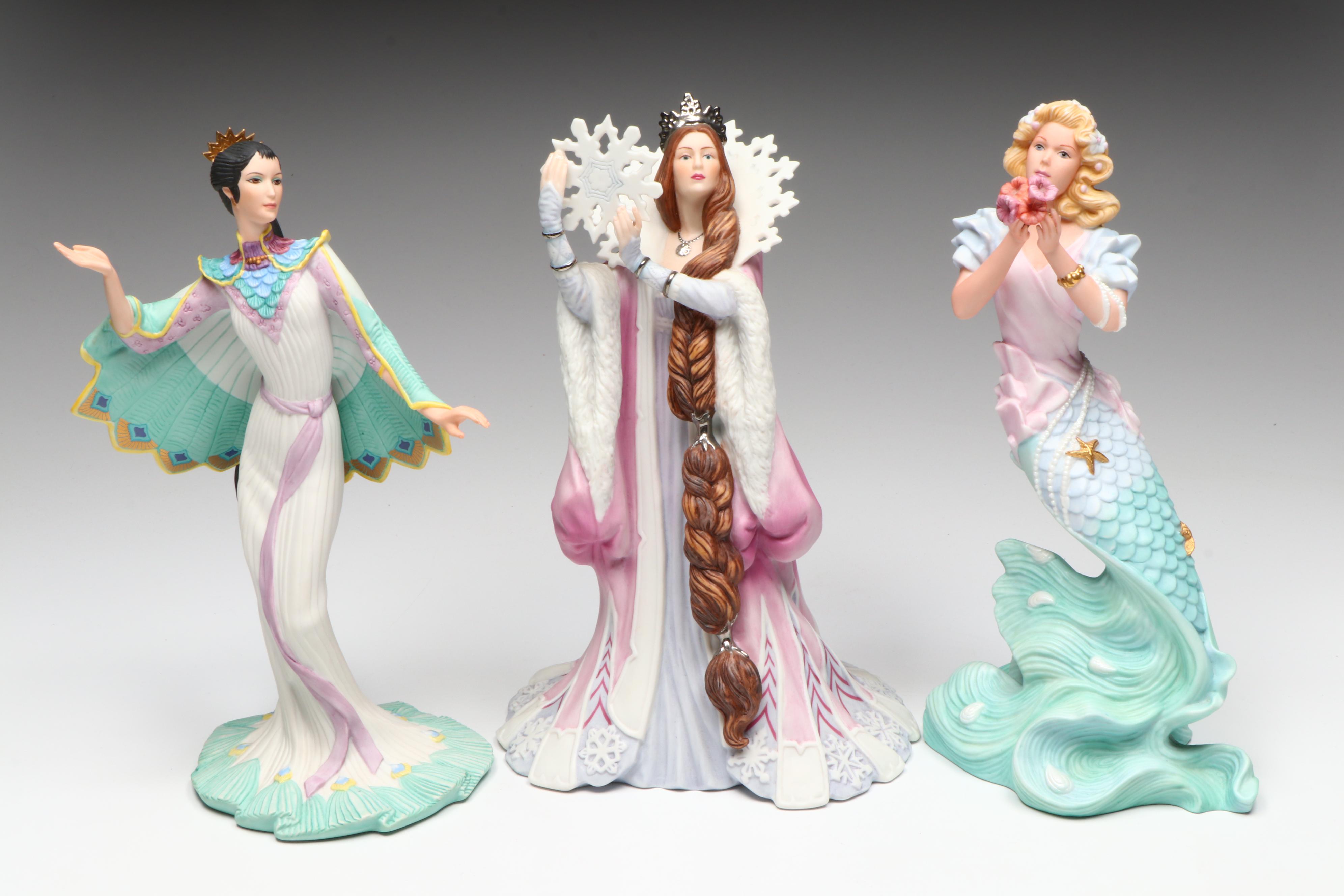 Lenox "The Legendary Princesses" Porcelain Figurines