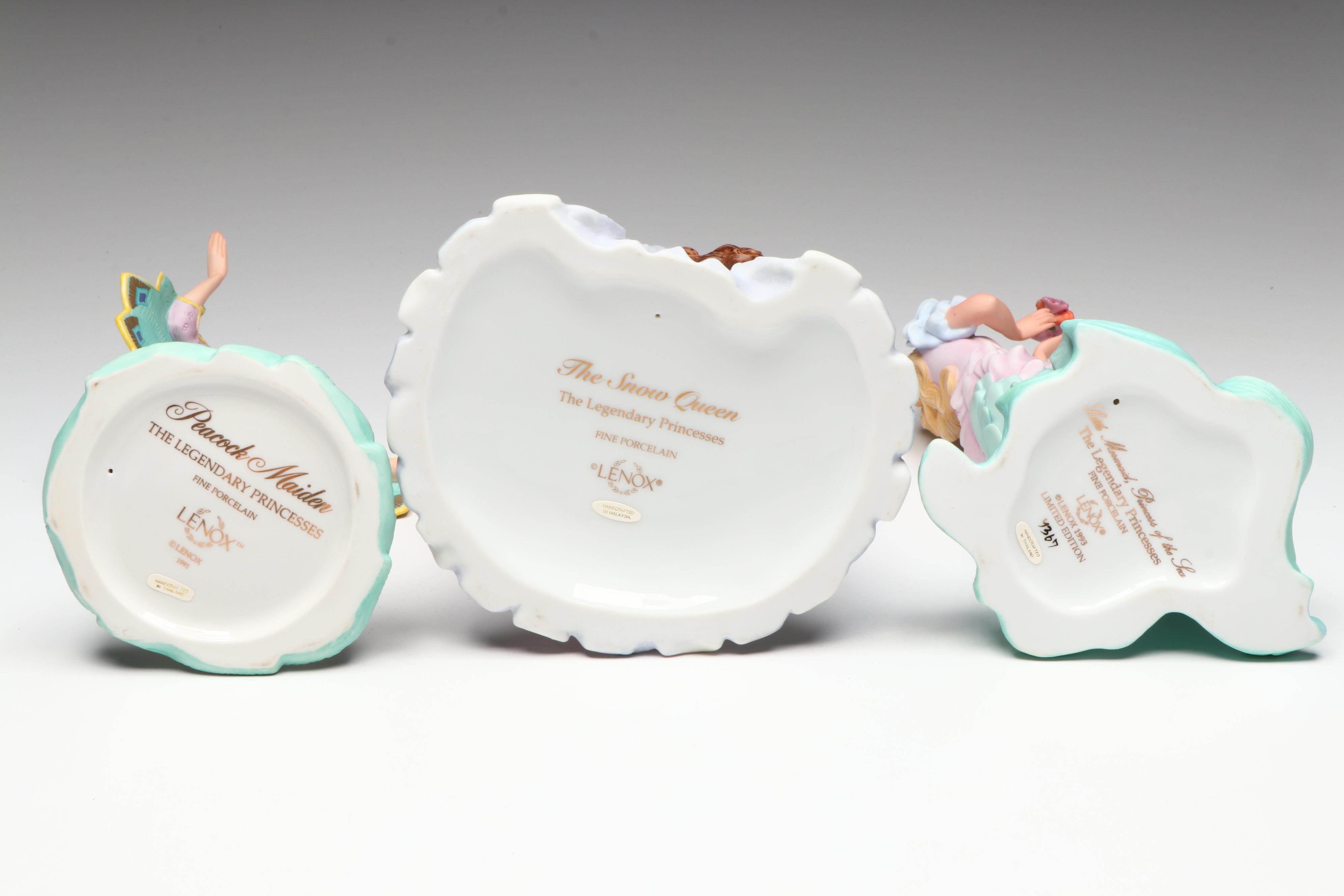 Lenox "The Legendary Princesses" Porcelain Figurines