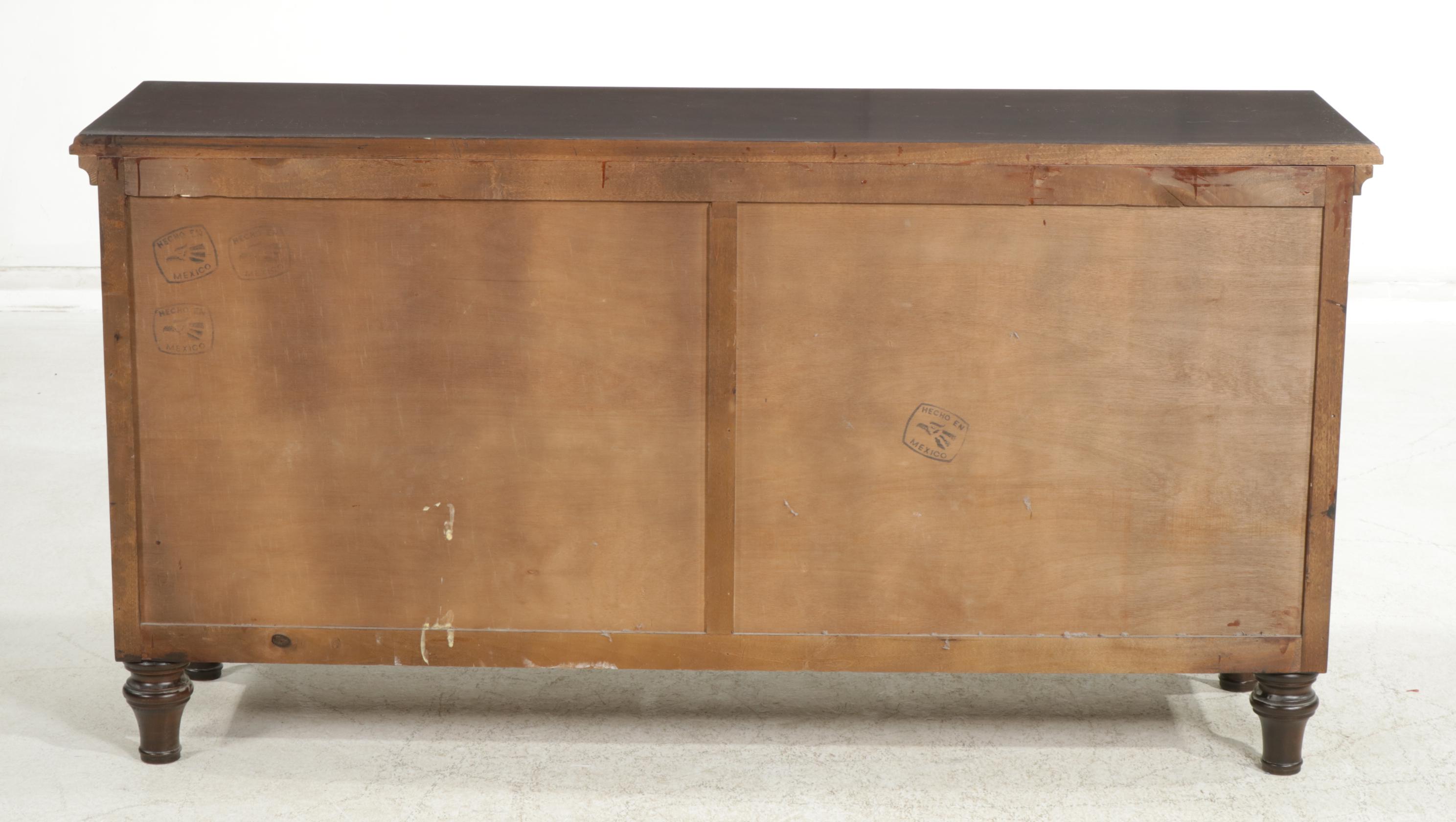 Mahogany Six-Drawer Dresser, Late 20th to 21st Century