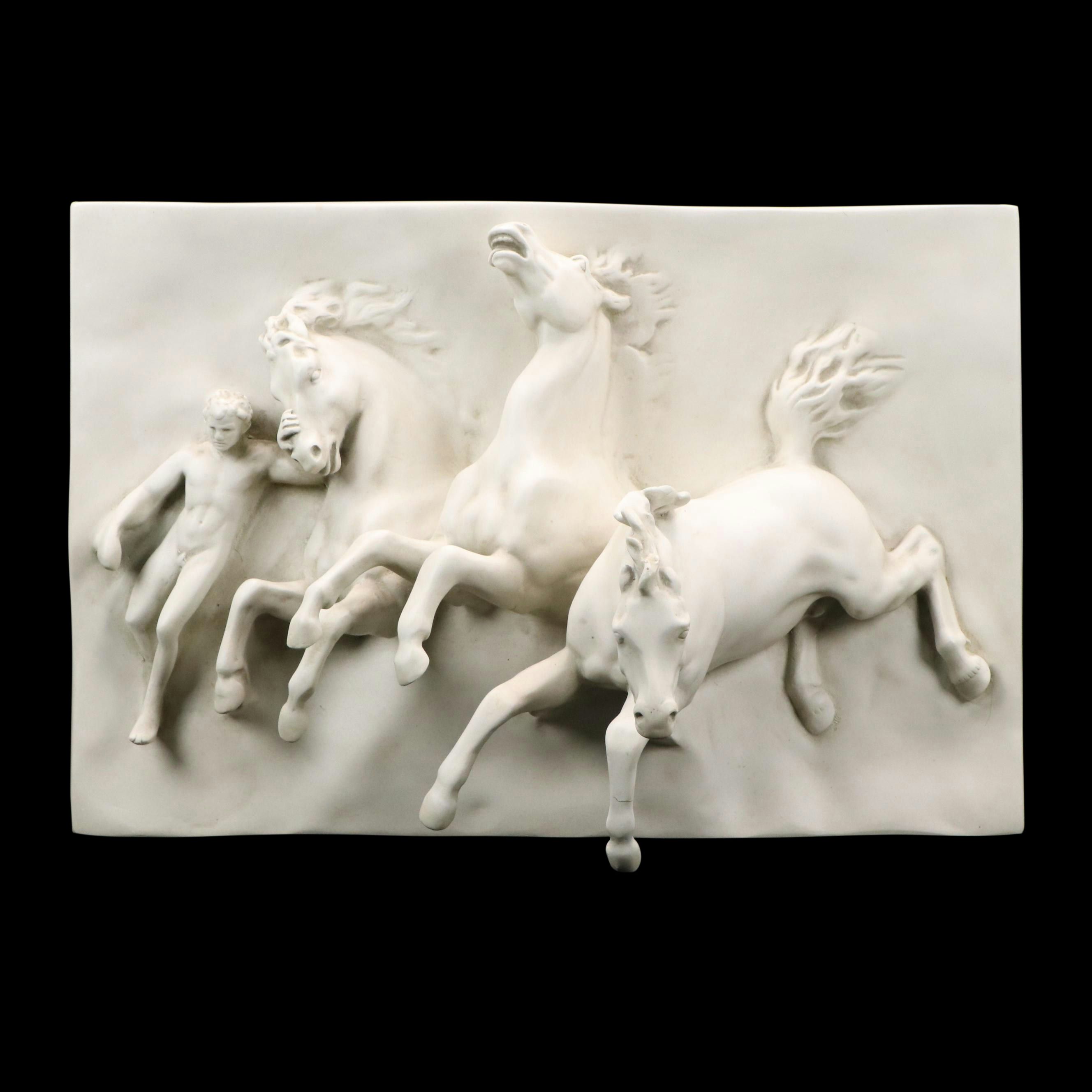 Fiberglass Relief Wall Panel After William Morris Hunt "The Flight of Night"