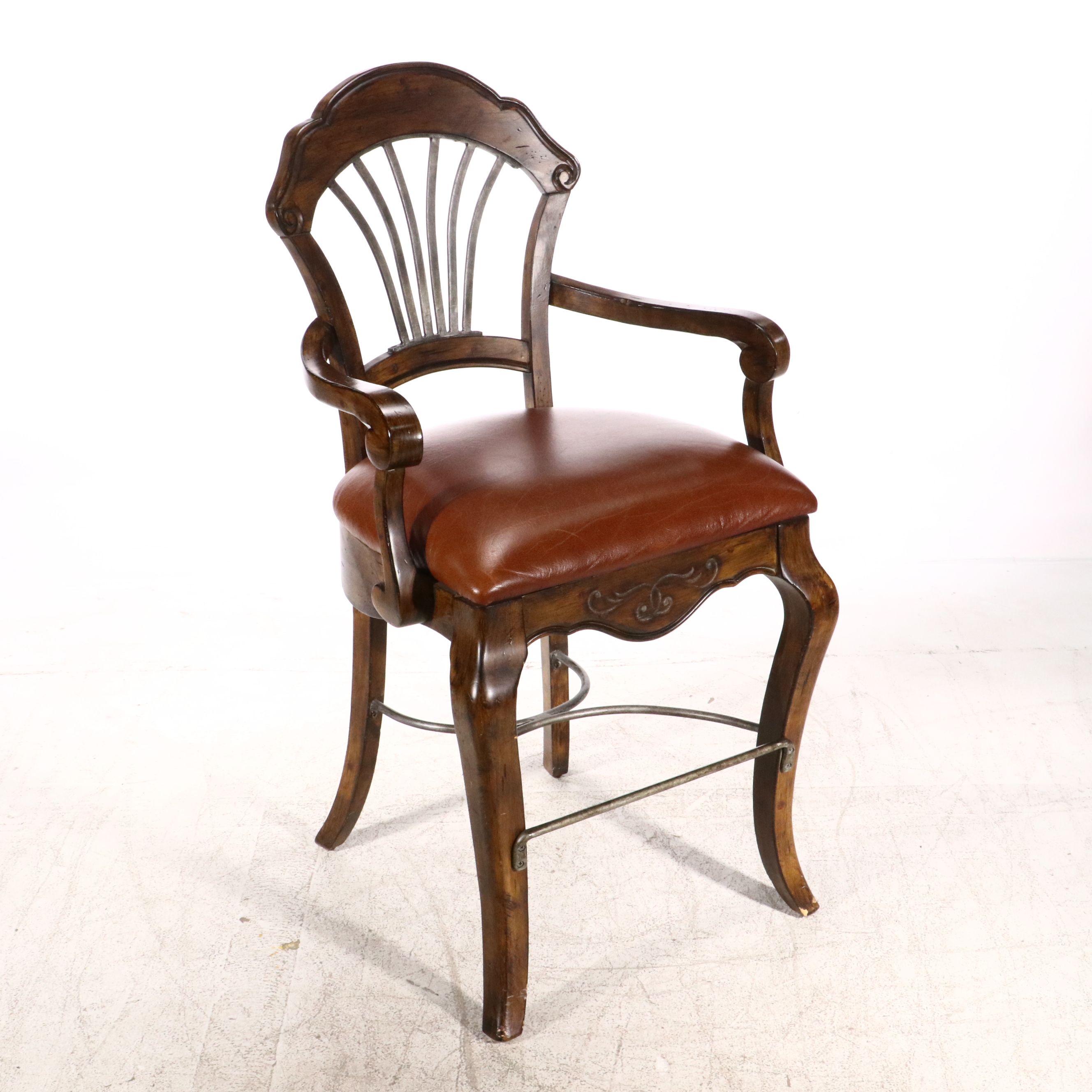Edwardian Style Wooden Armchair
