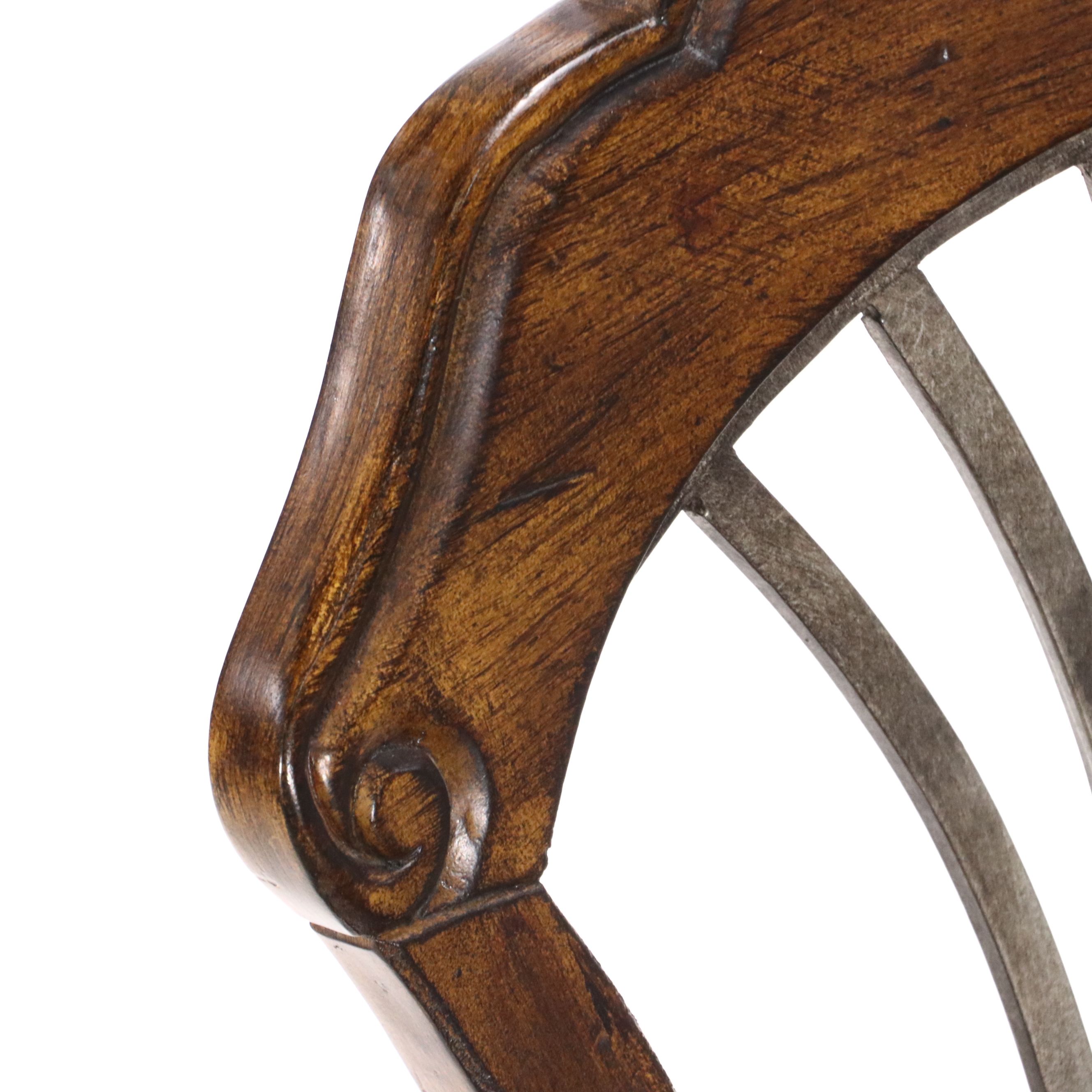 Edwardian Style Wooden Armchair