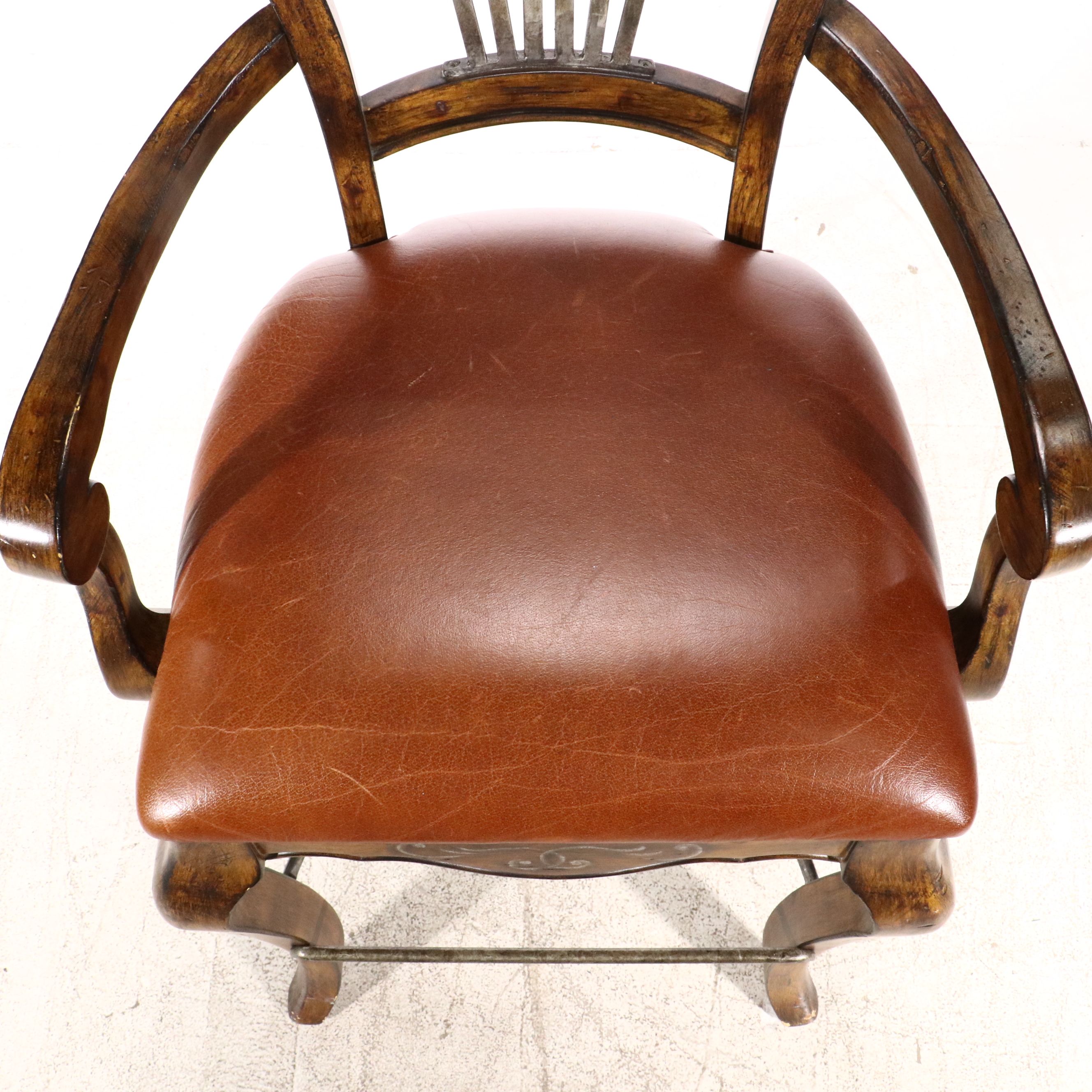 Edwardian Style Wooden Armchair