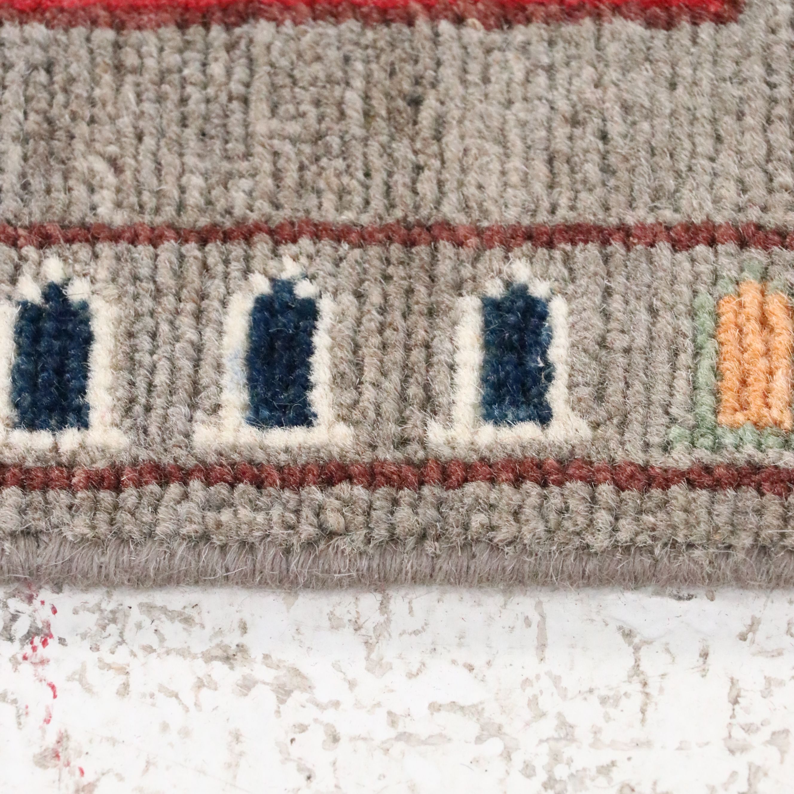 3'3" x 5'2" Hand-Knotted Afghan Pictorial War Area Rug