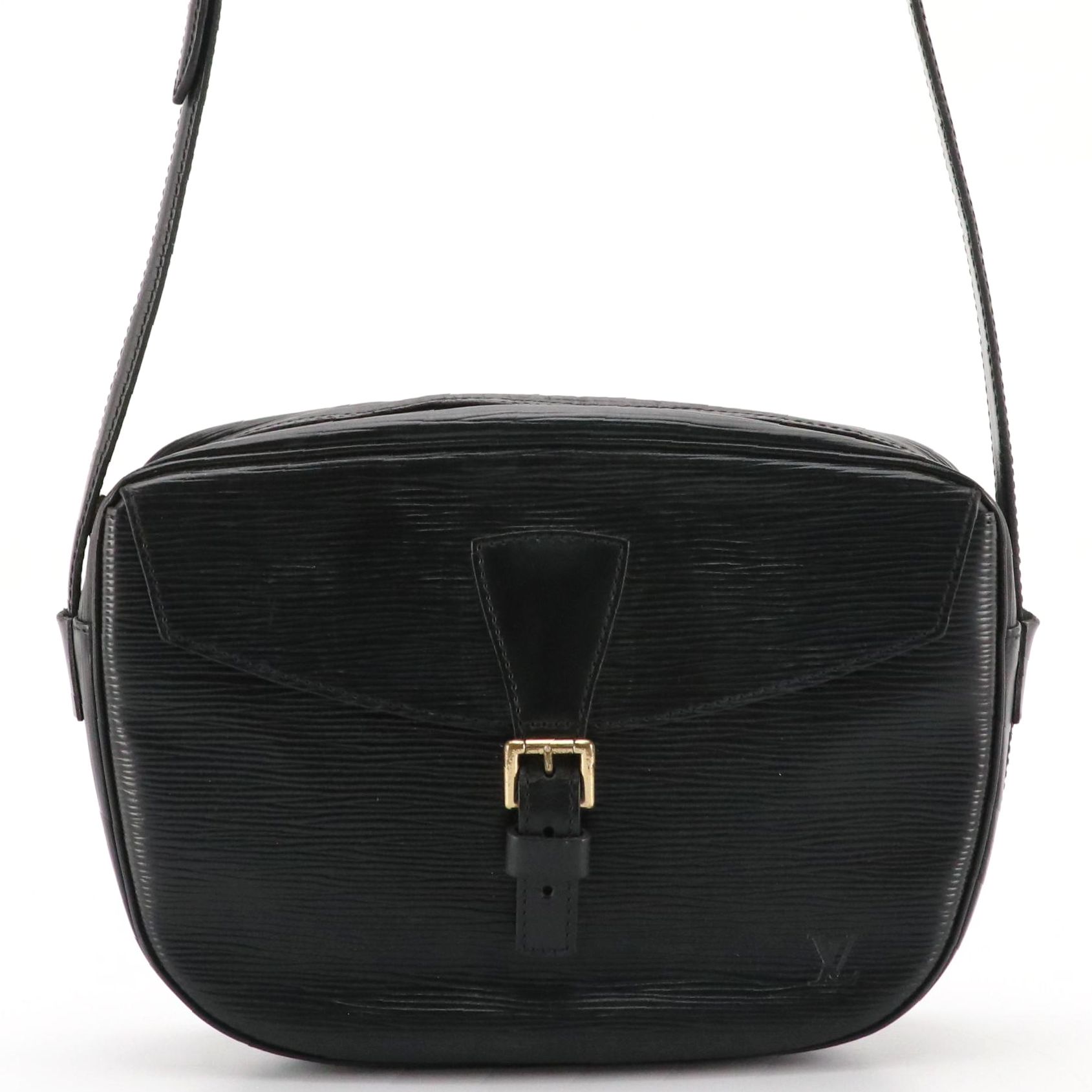 Louis Vuitton Jeune Fille Crossbody Bag in Black Epi Leather