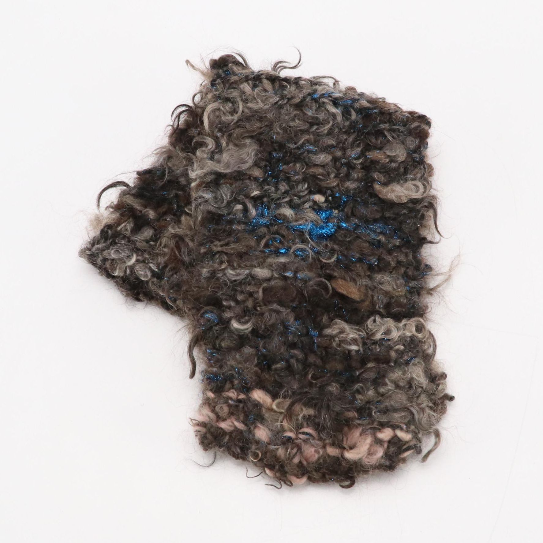 DOSA Woven Wool, Yarn and Metallic Fiber Scarf