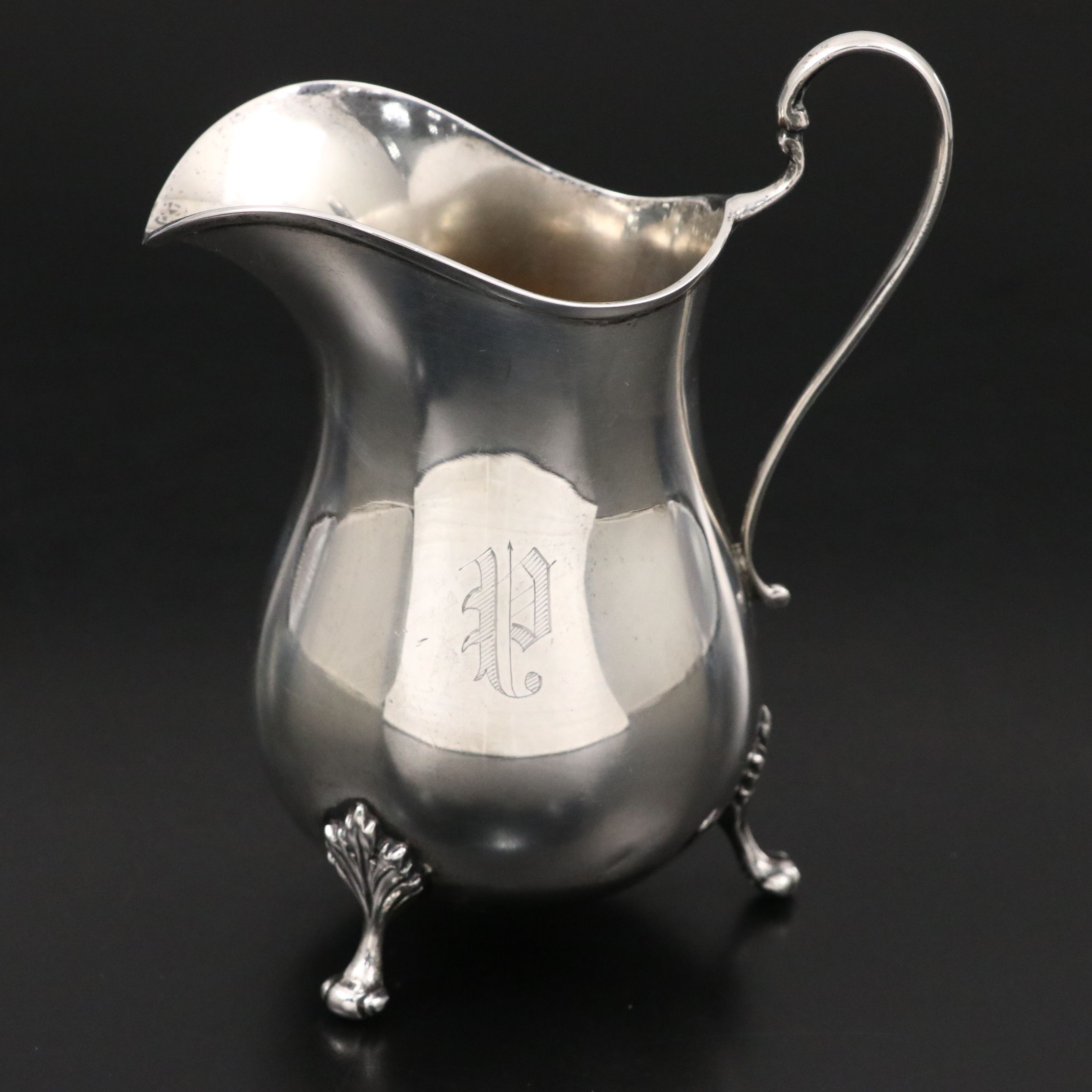 Weidlich Sterling Spoon Co. Sterling Silver Creamer, Early to Mid-20th C.
