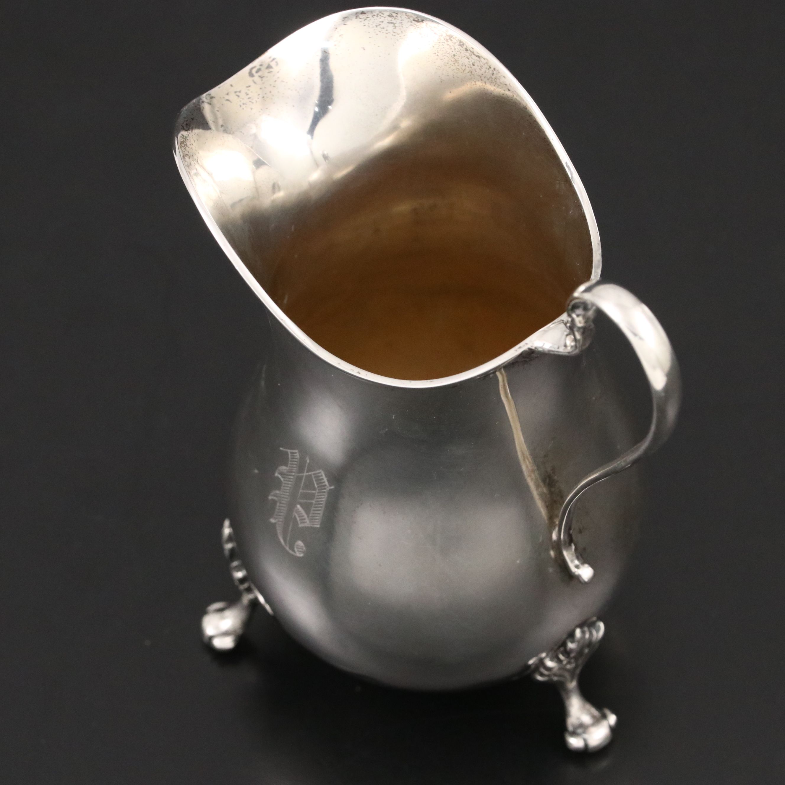 Weidlich Sterling Spoon Co. Sterling Silver Creamer, Early to Mid-20th C.