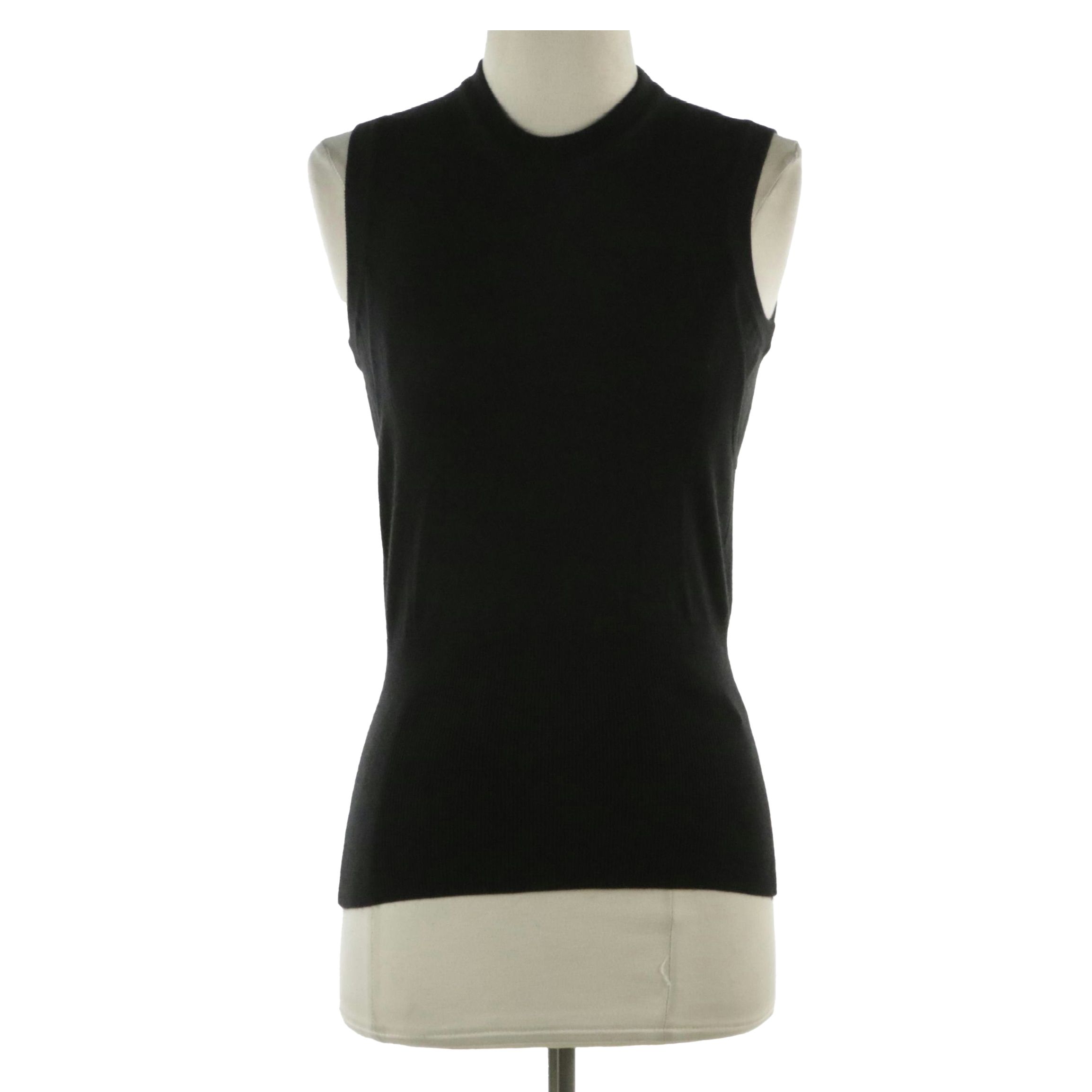 Dolce & Gabbana Cashmere and Silk Knit Sleeveless Sweater with Tags from Saks