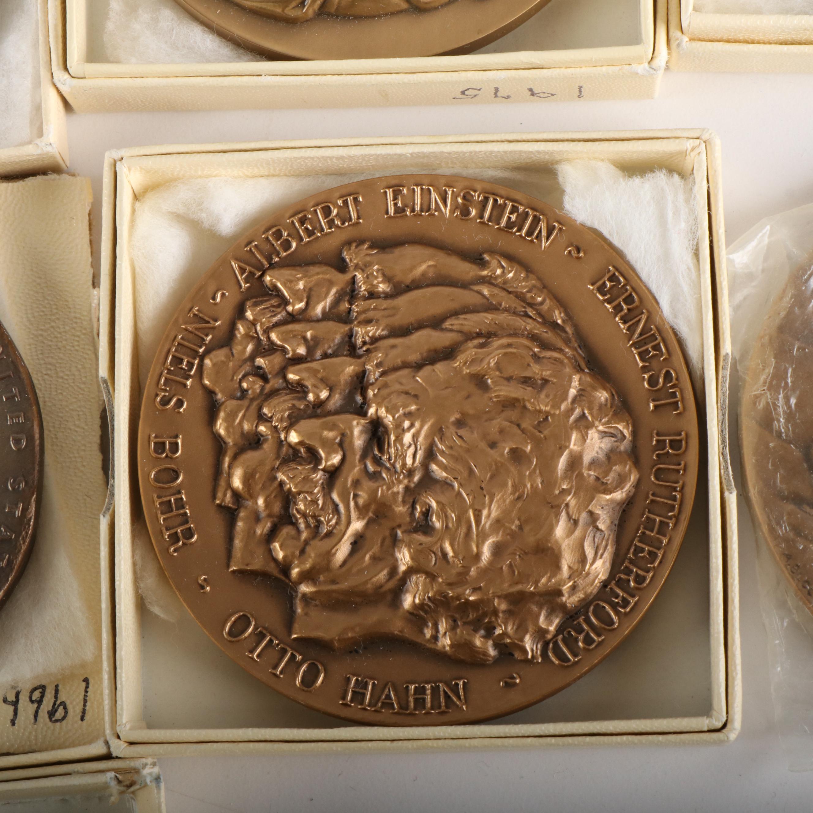 Thirty-Two Commemorative Bronze Medals, Society of Medalists, 1960s-1980s
