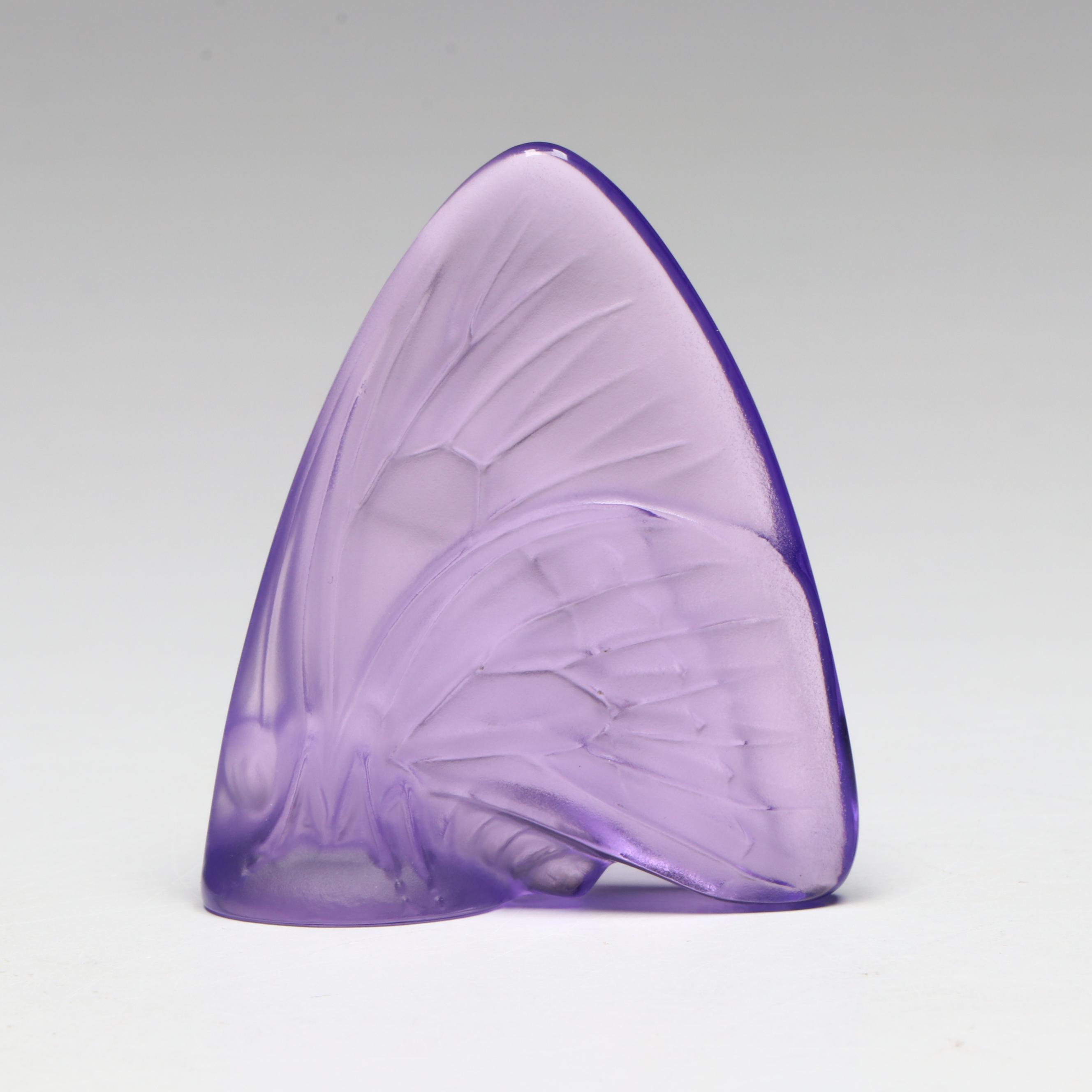 Lalique Glass Butterfly Wing