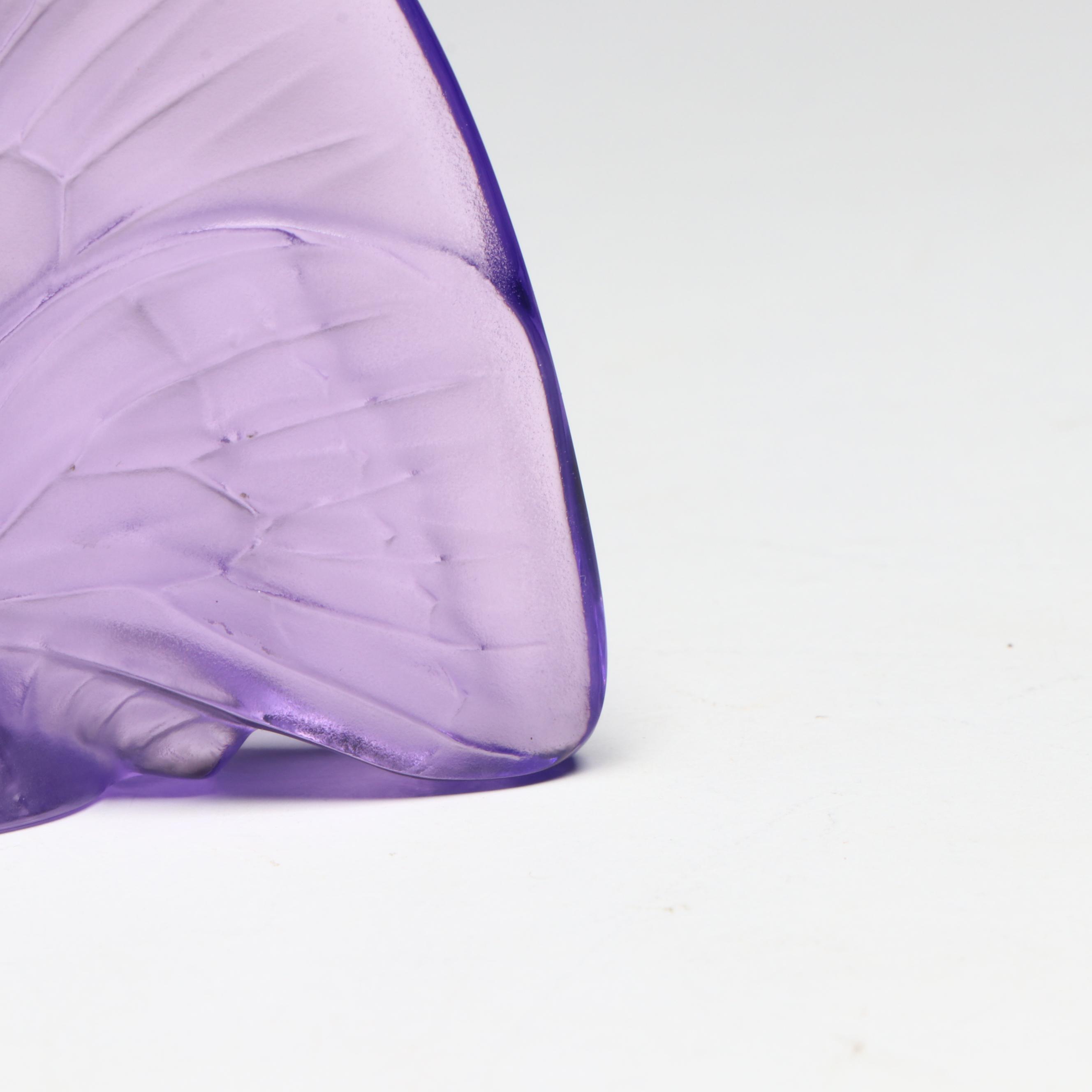 Lalique Glass Butterfly Wing