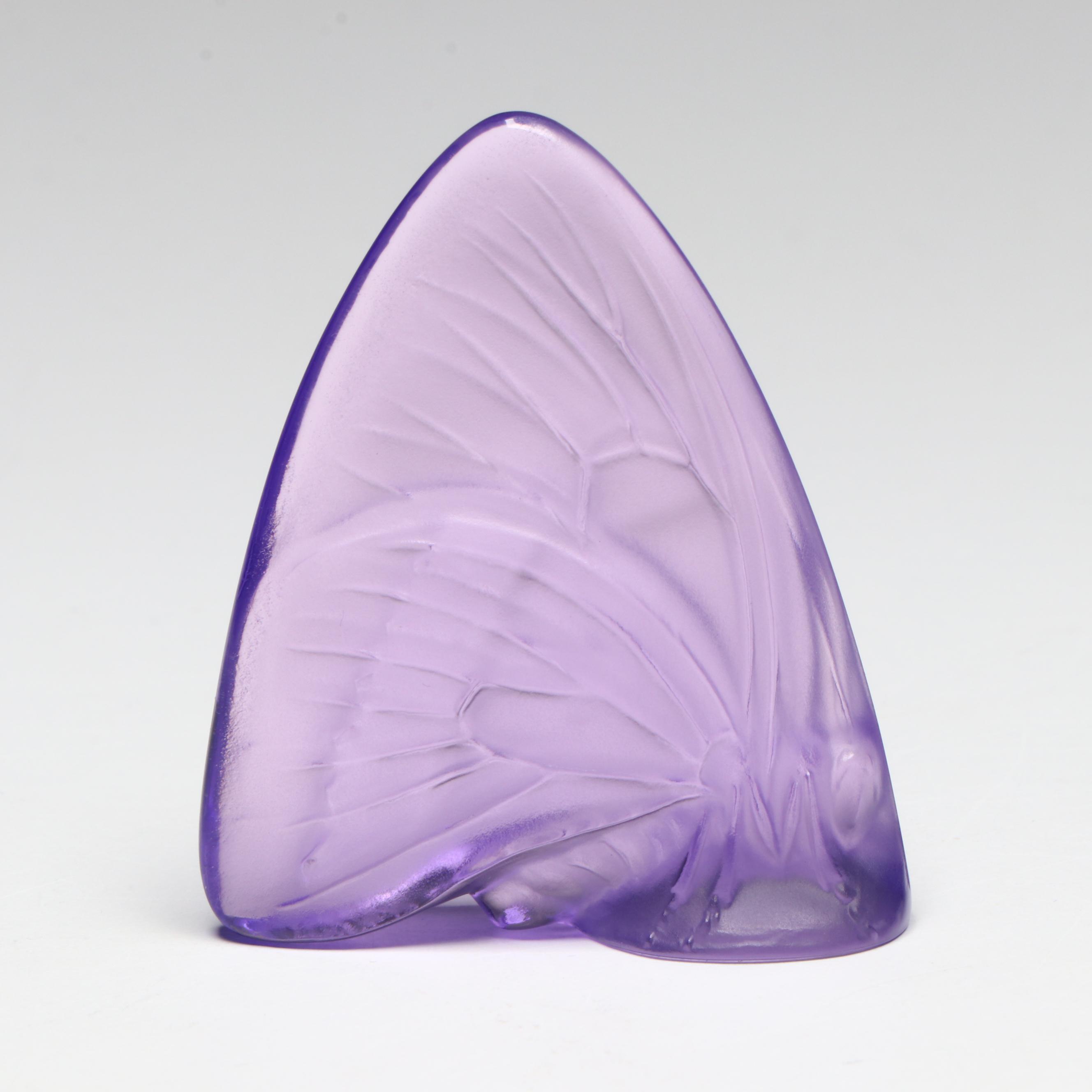 Lalique Glass Butterfly Wing