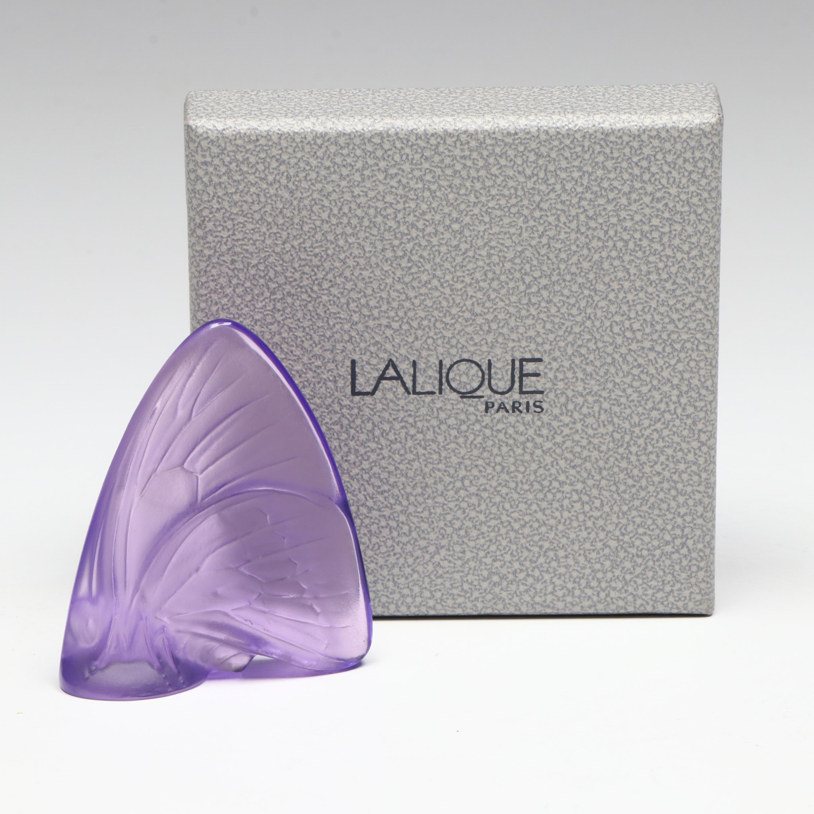 Lalique Glass Butterfly Wing