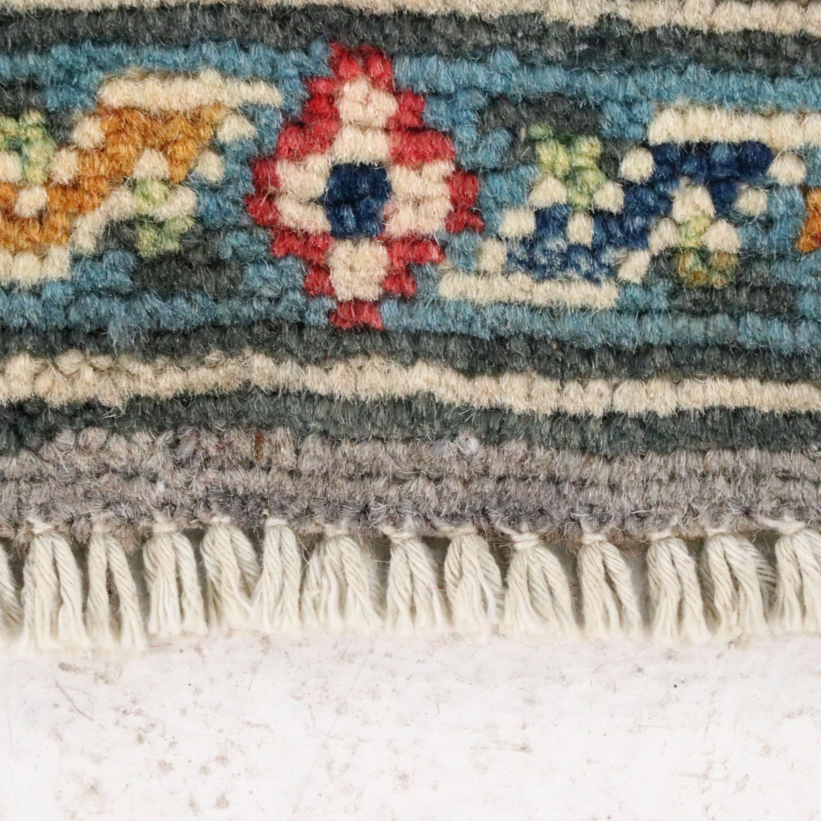 3'3 x 4'11 Hand-Knotted Afghan Kazak Area Rug