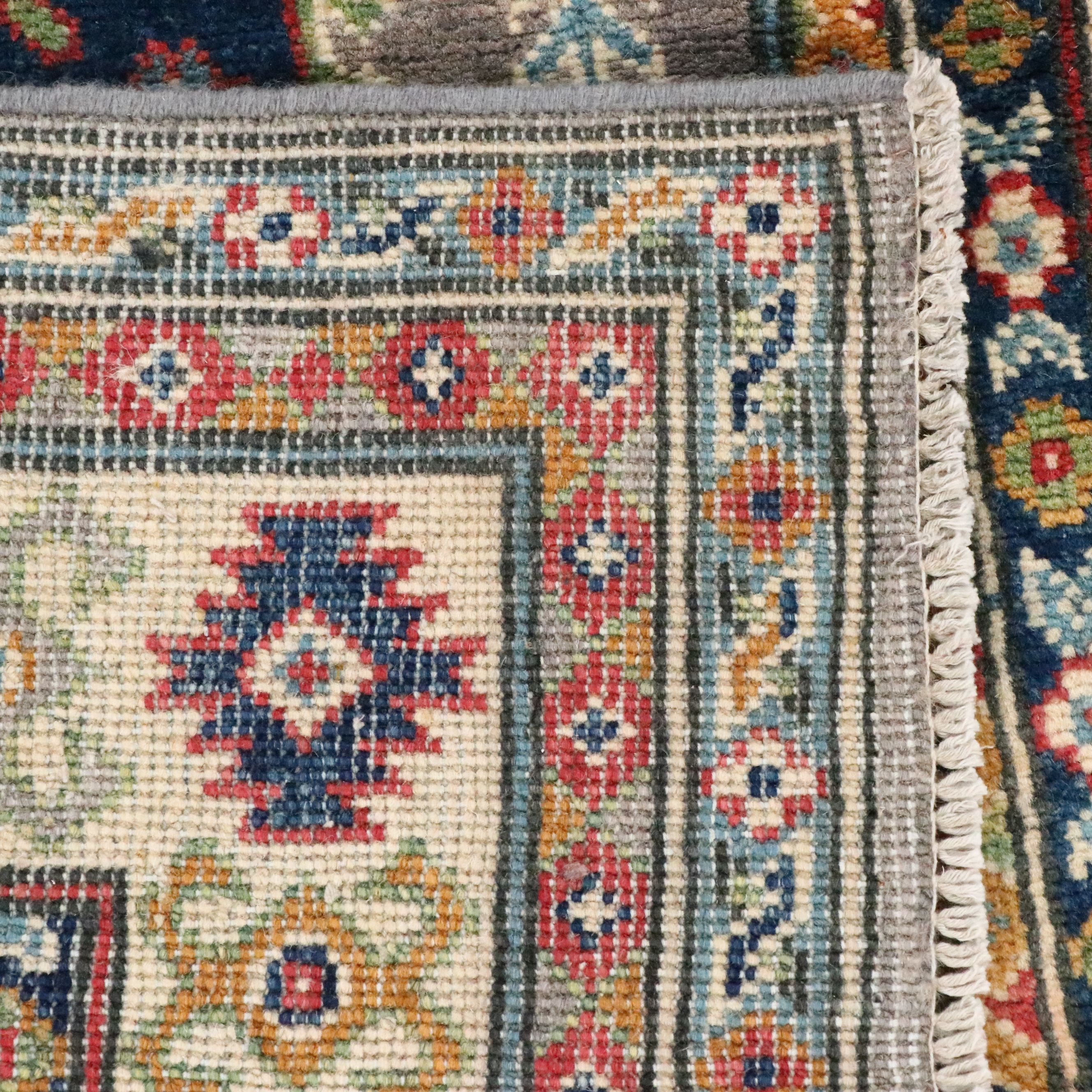 3'3 x 4'11 Hand-Knotted Afghan Kazak Area Rug