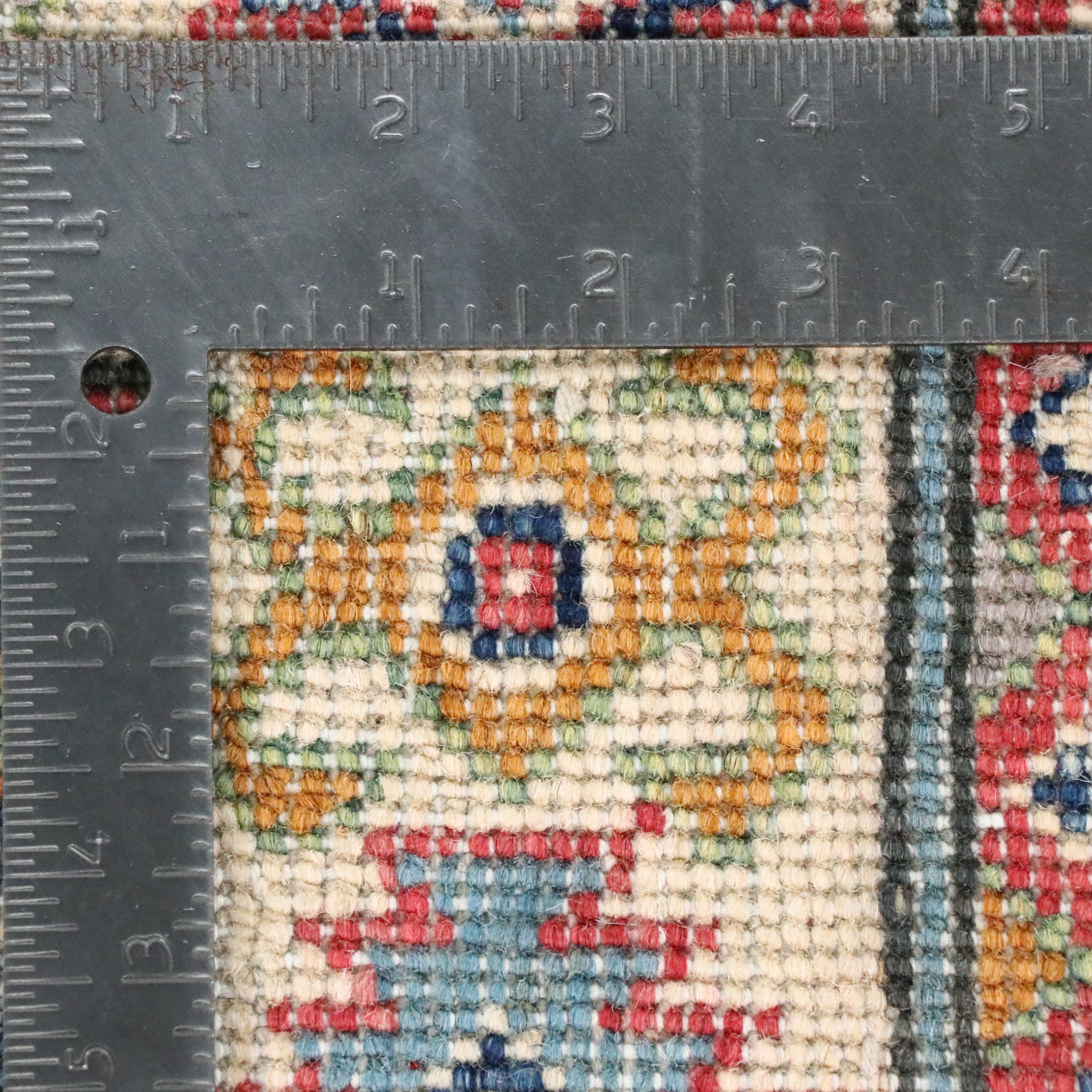 3'3 x 4'11 Hand-Knotted Afghan Kazak Area Rug