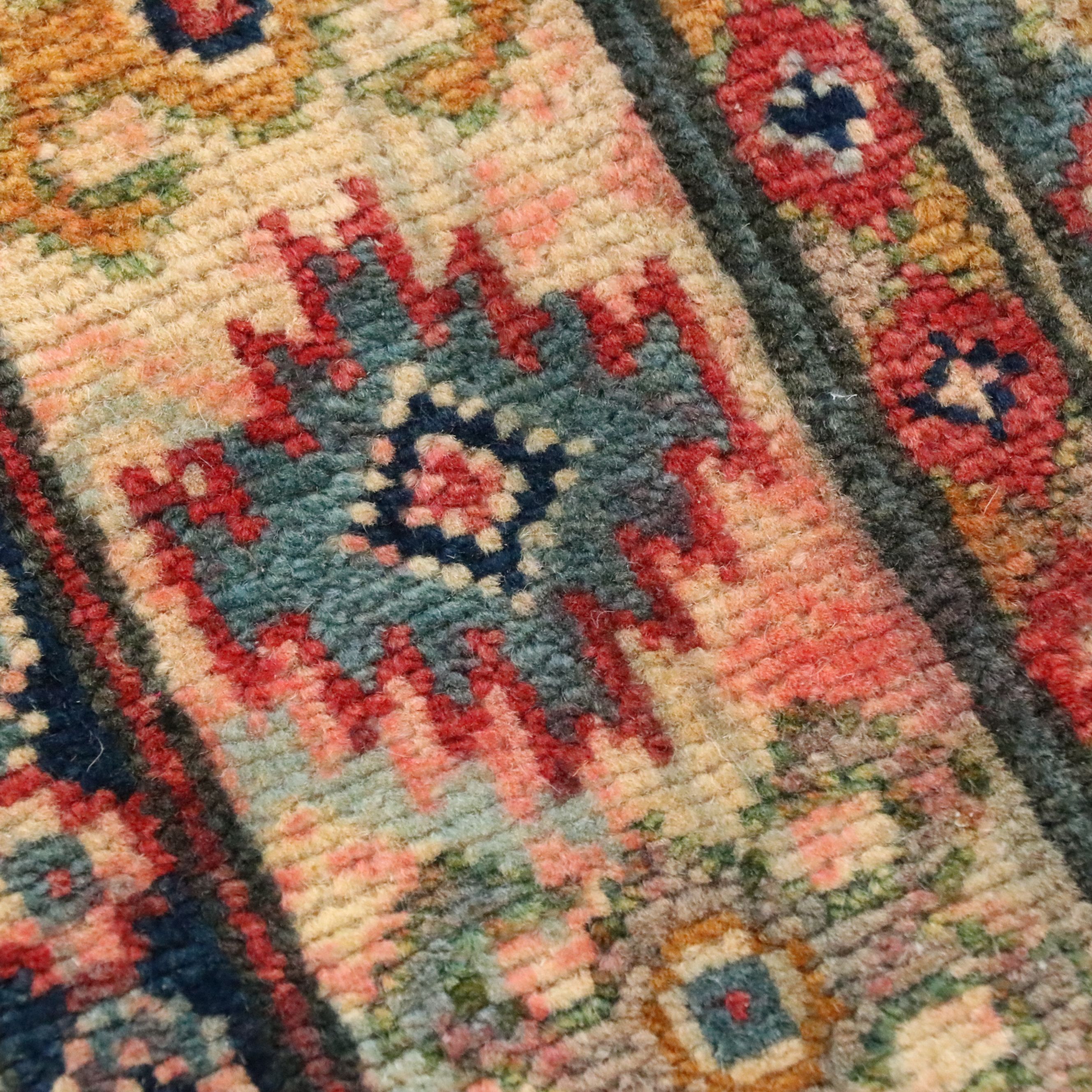 3'3 x 4'11 Hand-Knotted Afghan Kazak Area Rug