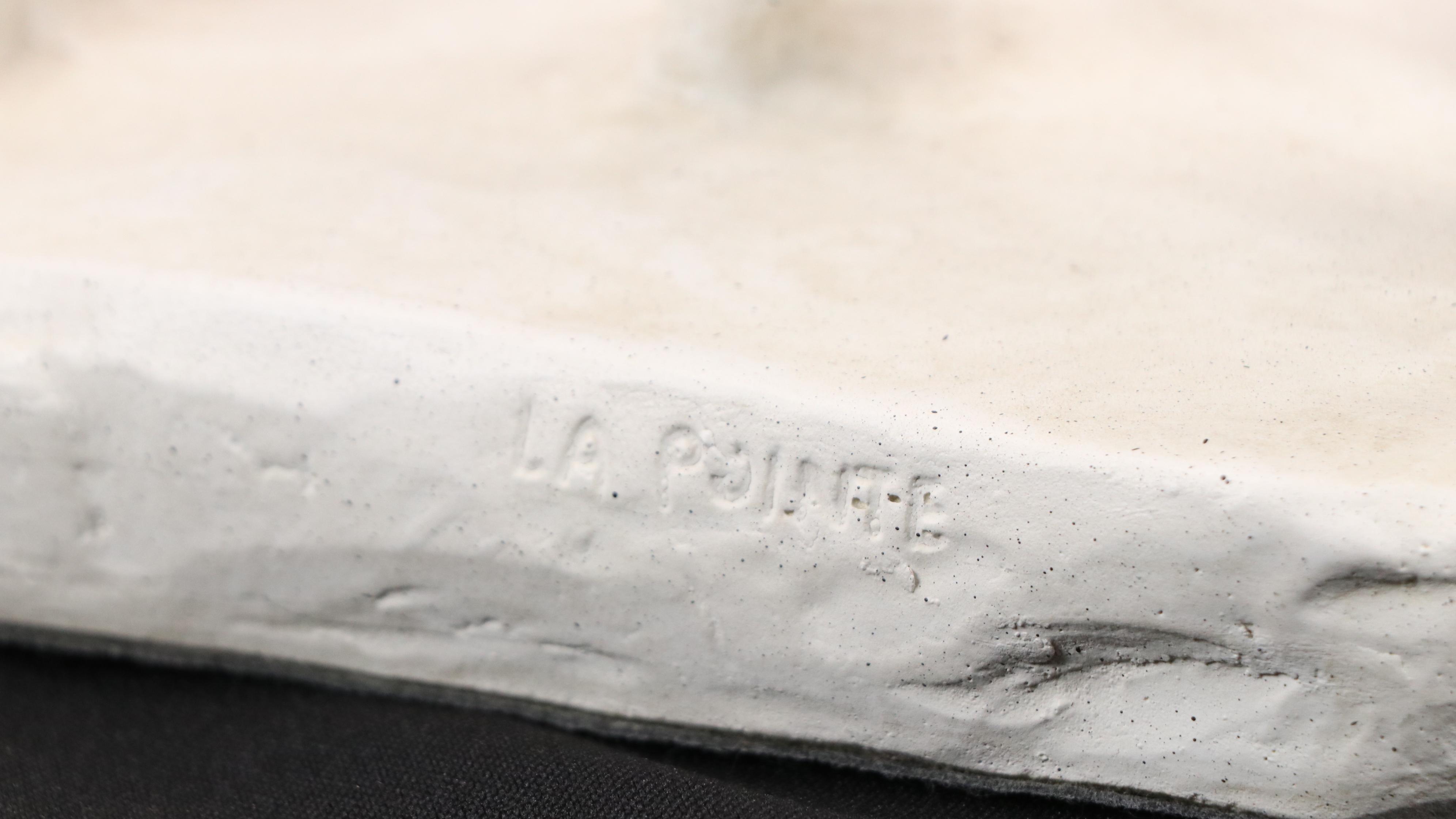 David Fisher Austin Productions Inc. Ceramic Sculpture "Woman With Fawn," 1981