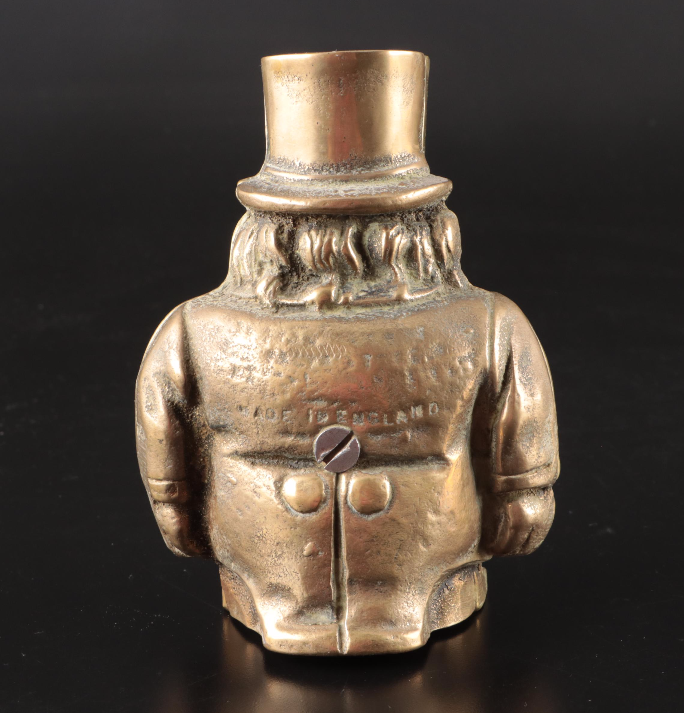 English Brass Figural Coin Banks
