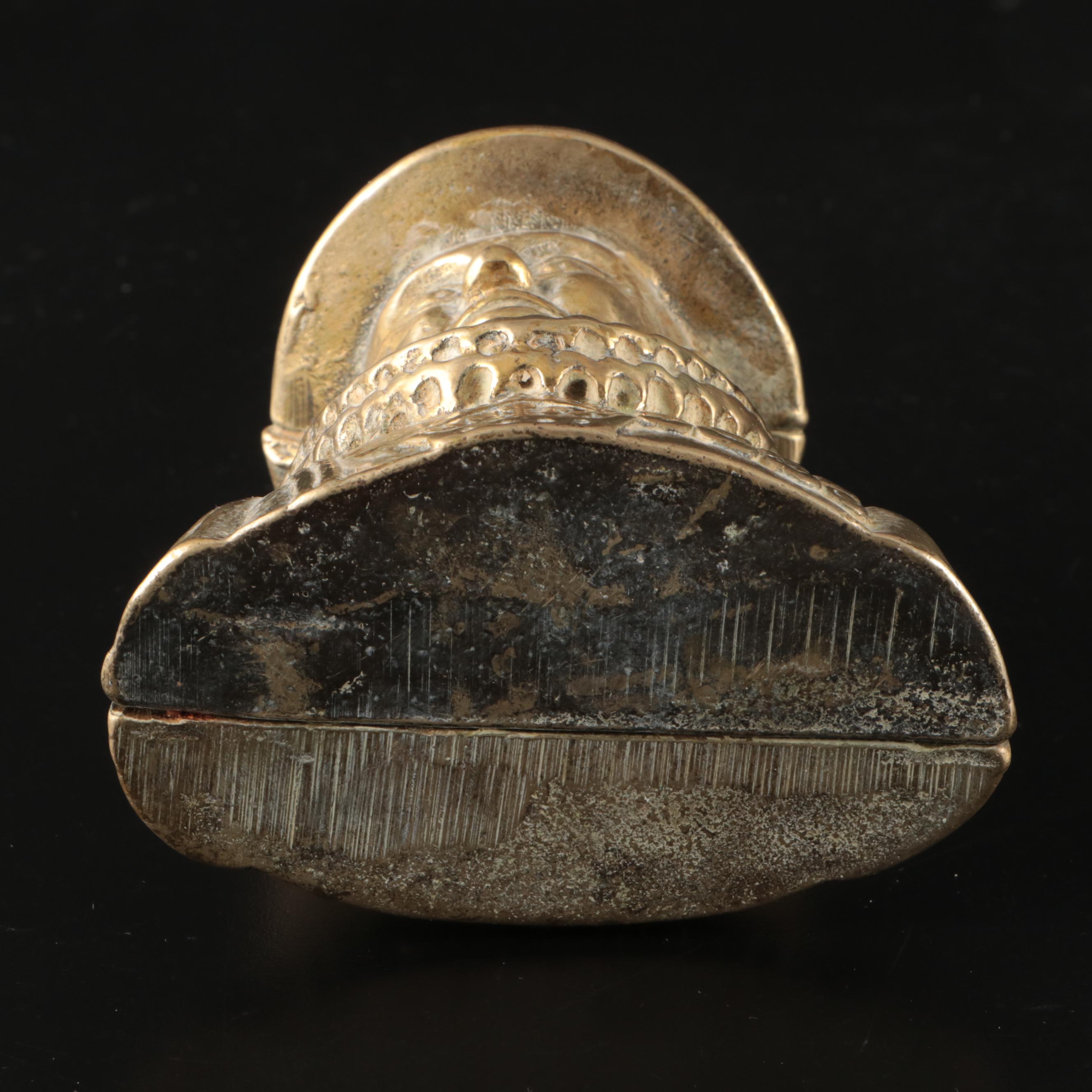 English Brass Figural Coin Banks