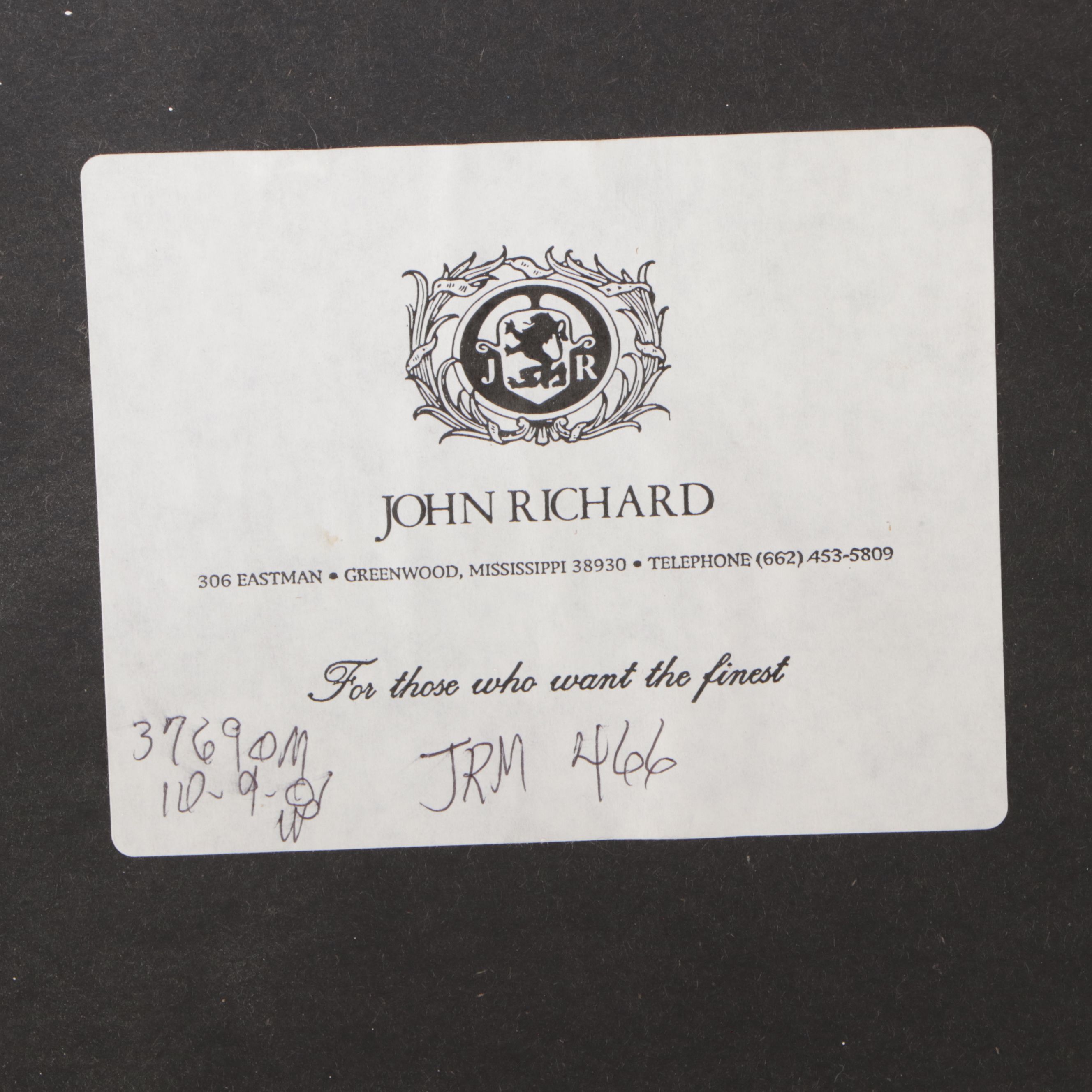 John Richard French Style Antiqued Wall Mirror with Metal Leaf Embellishments