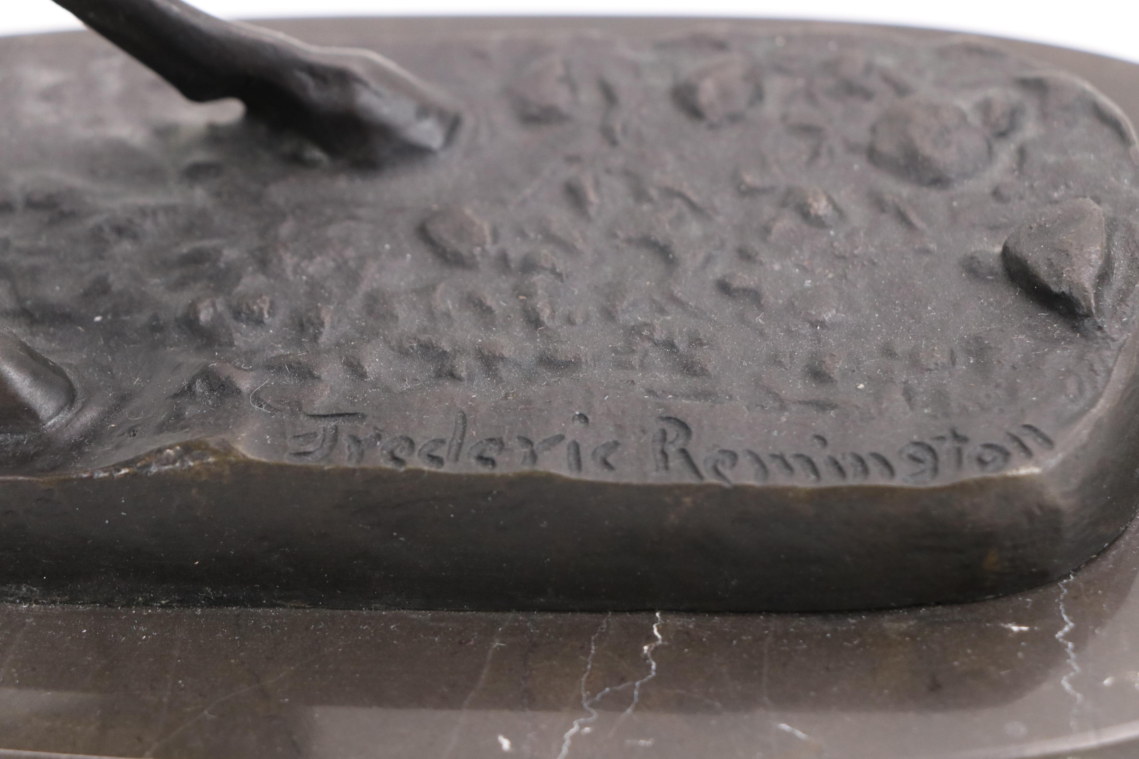 Bronze Sculpture After Frederic Remington "Bronco Buster"