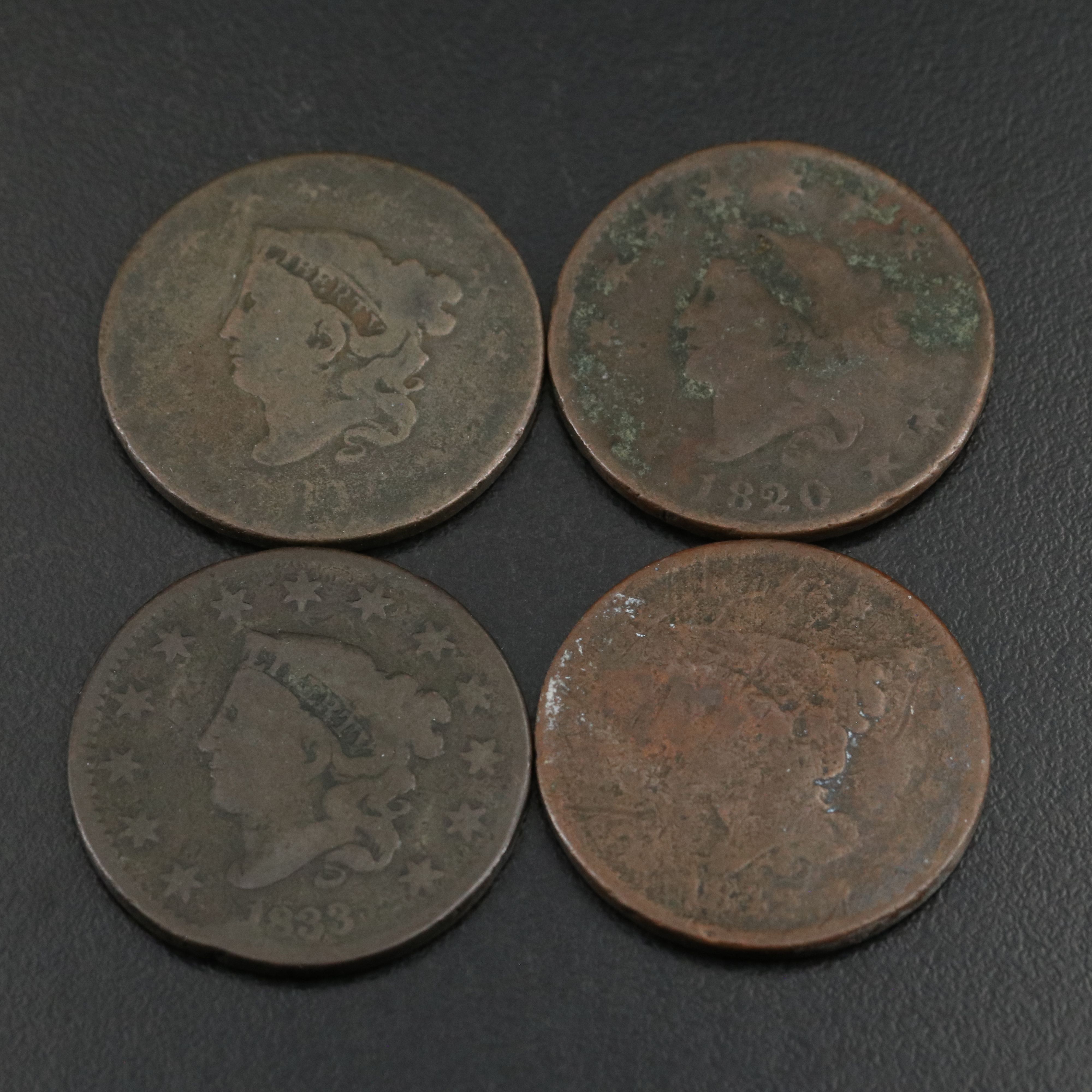 Ten Old U.S. Type Coins all With Problems