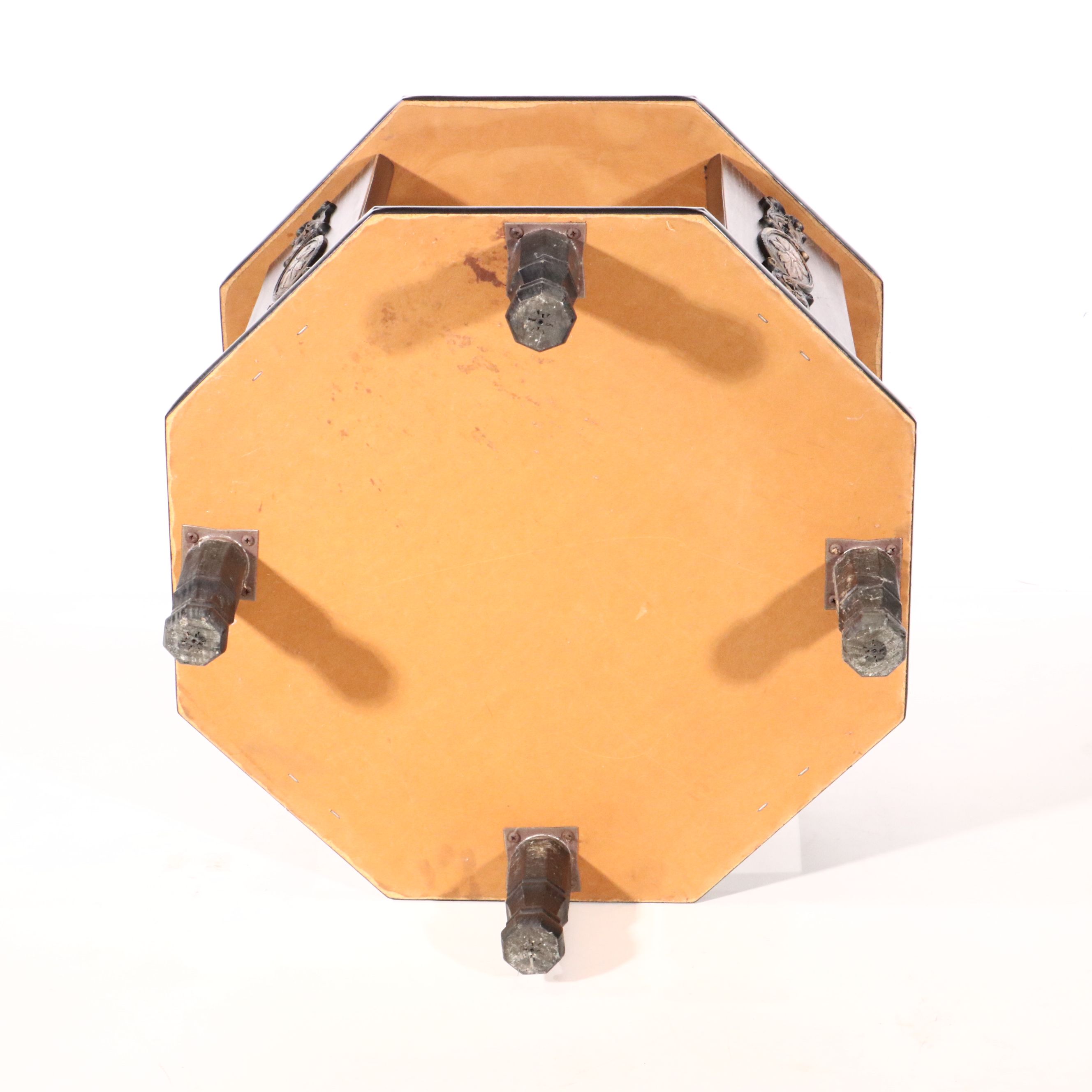 Mediterranean Style Octagonal End Tables, Late 20th Century