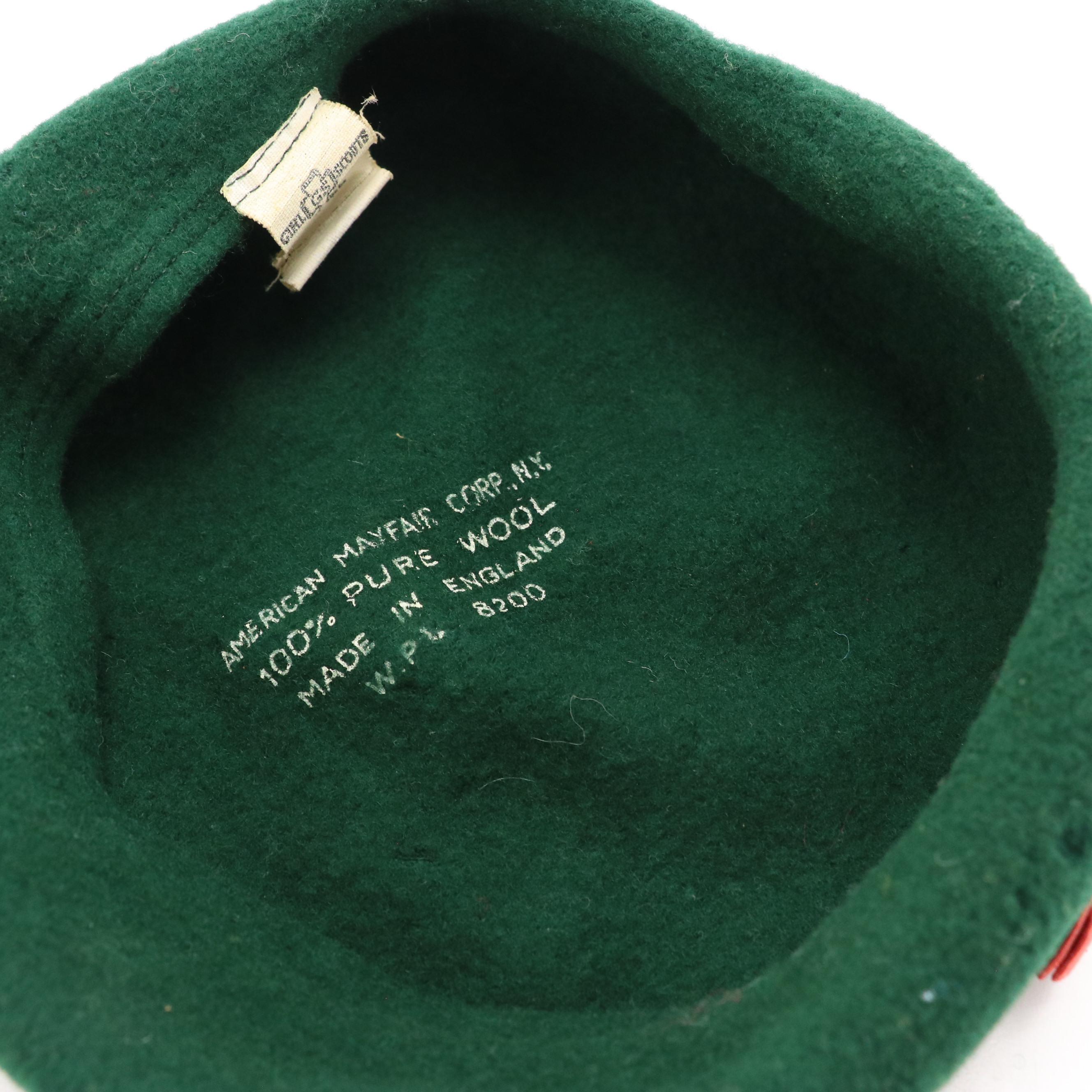 Boy Scout Garrison Cap and Girl Scout Cadette Beret in Wool, Mid-20th Century