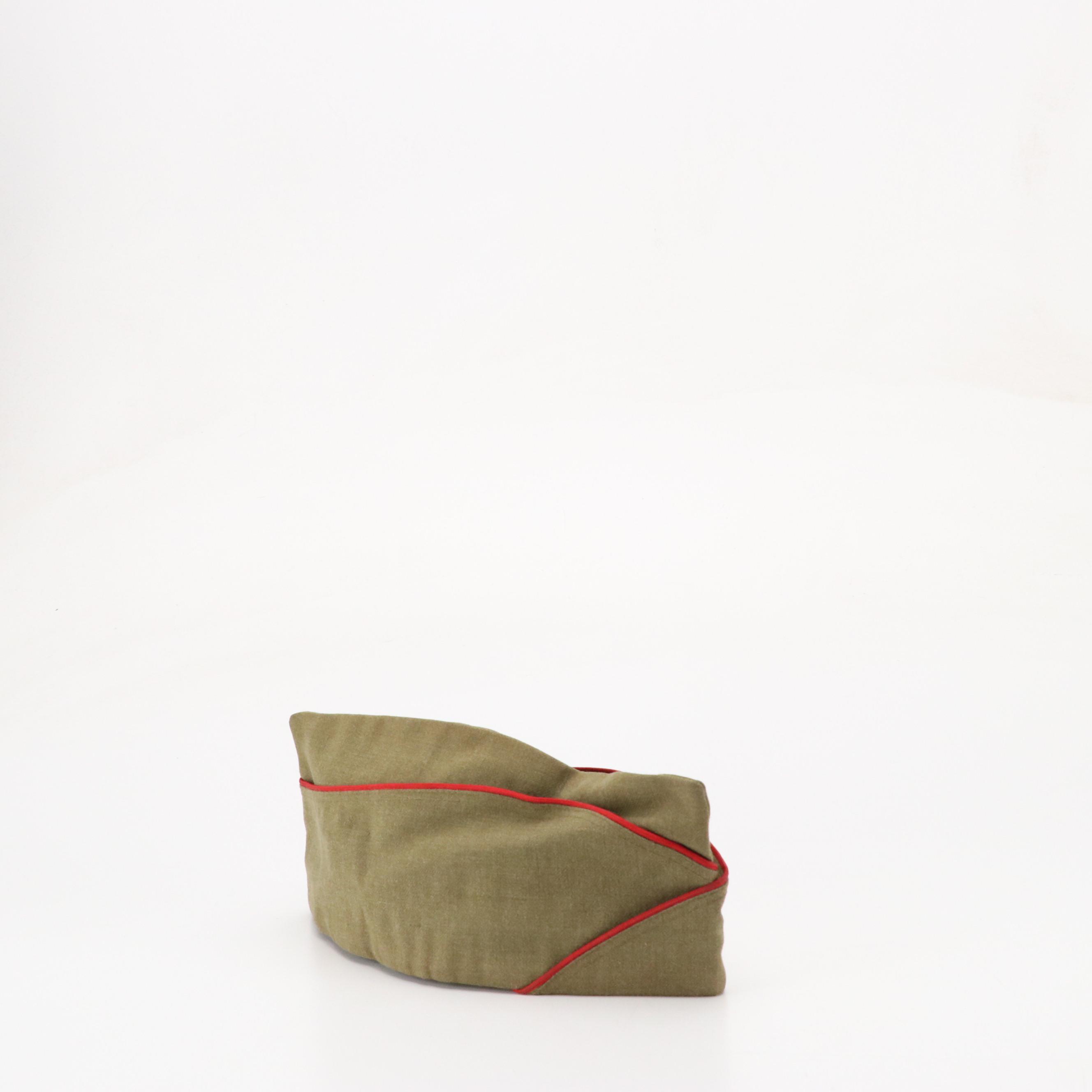 Boy Scout Garrison Cap and Girl Scout Cadette Beret in Wool, Mid-20th Century