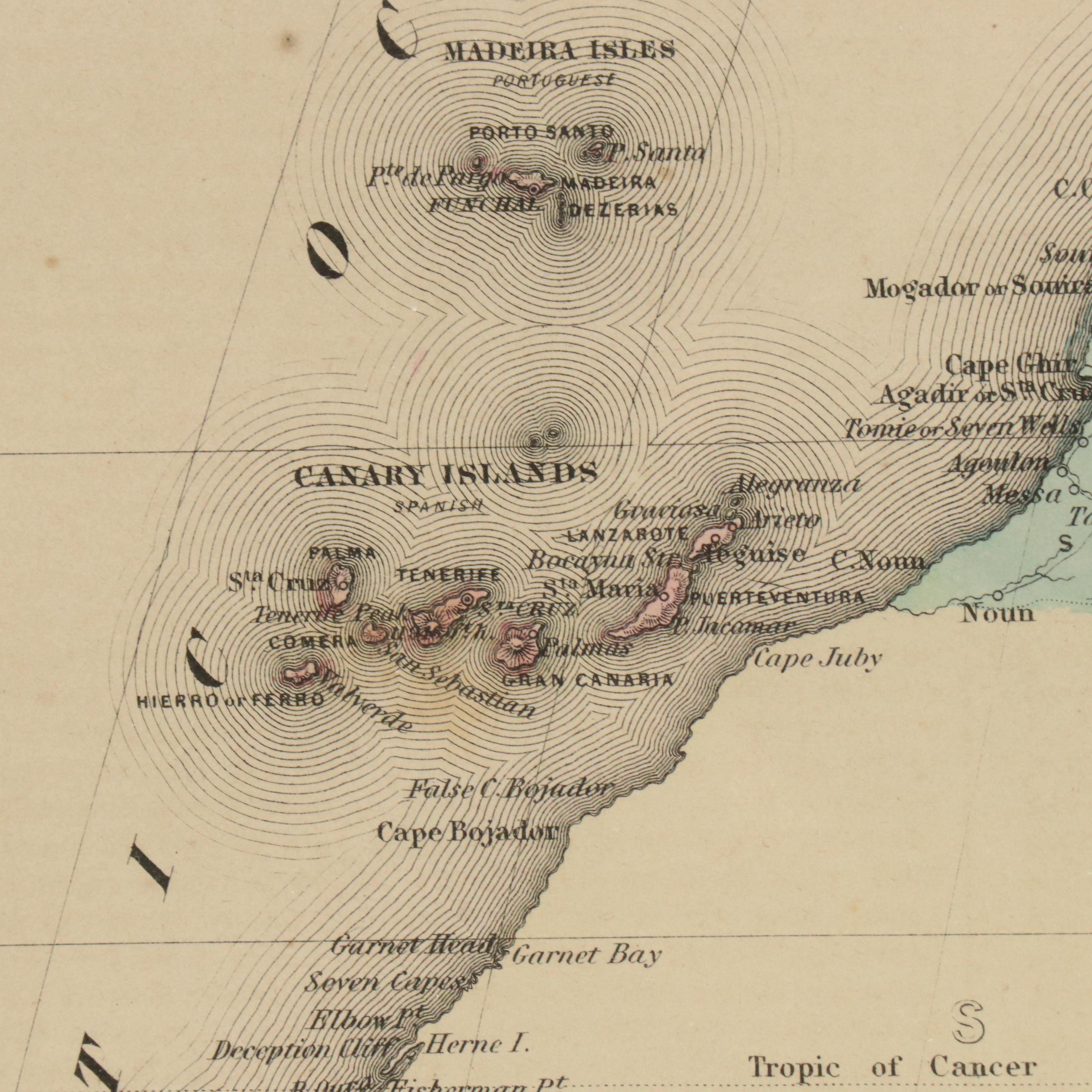 J.H. Colton & Co. Hand-Colored Engraved Map "Africa North Western," circa 1855
