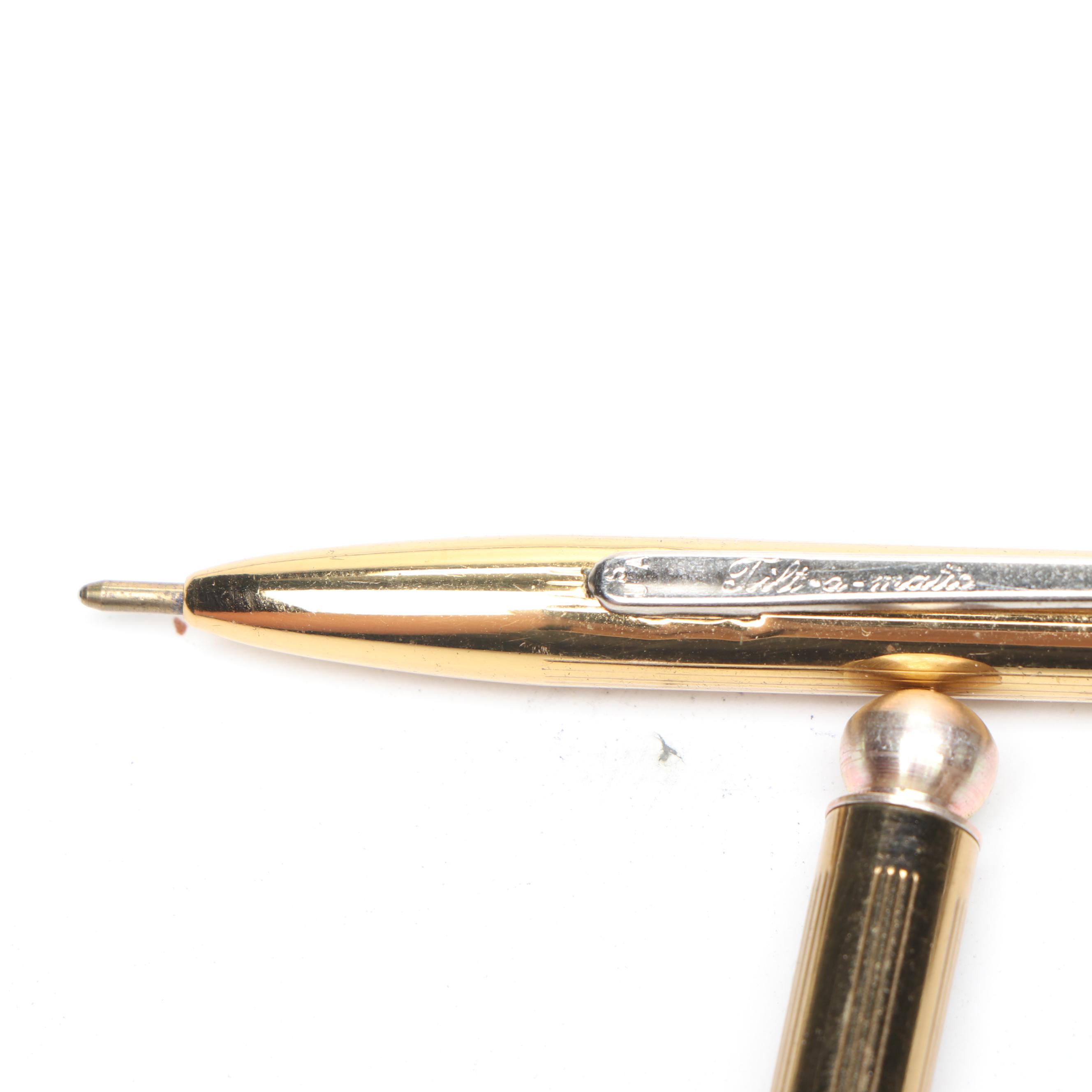 Woodwell Secretary Pen, Tilt-o-matic Pens, and Bendix Pen Dosimeter